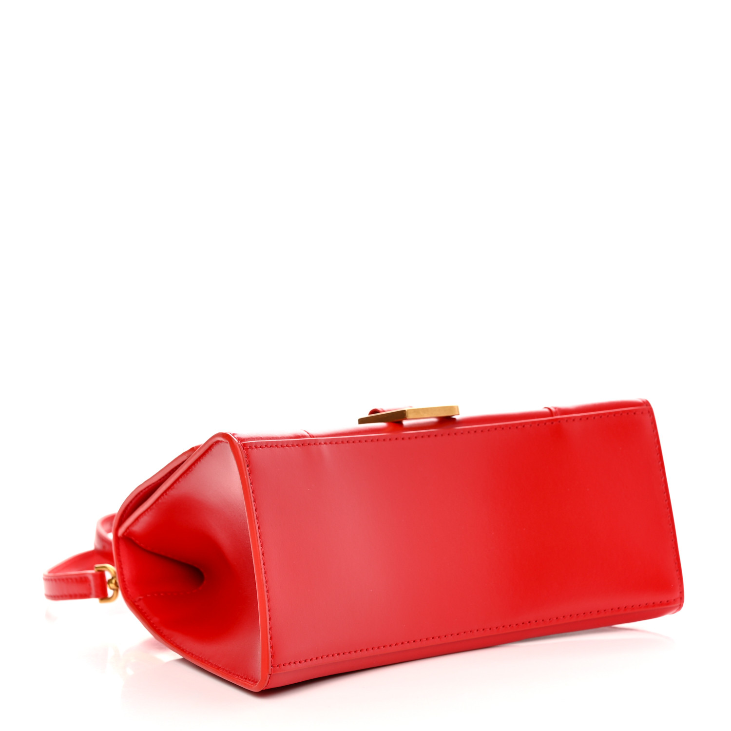 BALENCIAGA Shiny Box Calfskin Small Hourglass Top Handle Bag