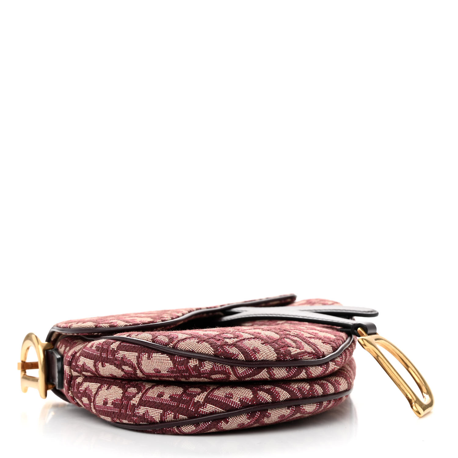 【DIOR】SADDLE BAG Saddle Bag with Strap Stone Gray Grained Calfskin | DIOR