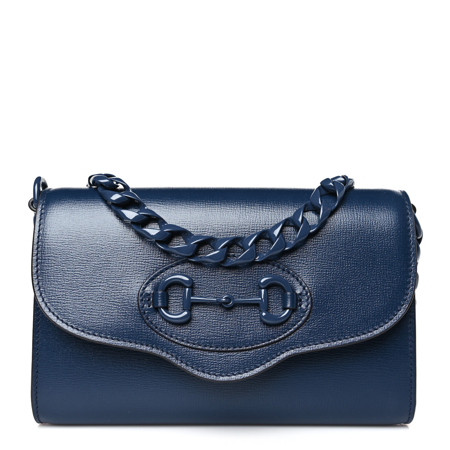 GUCCI Azalea Calfskin Web Monochrome Mini Horsebit 1955
