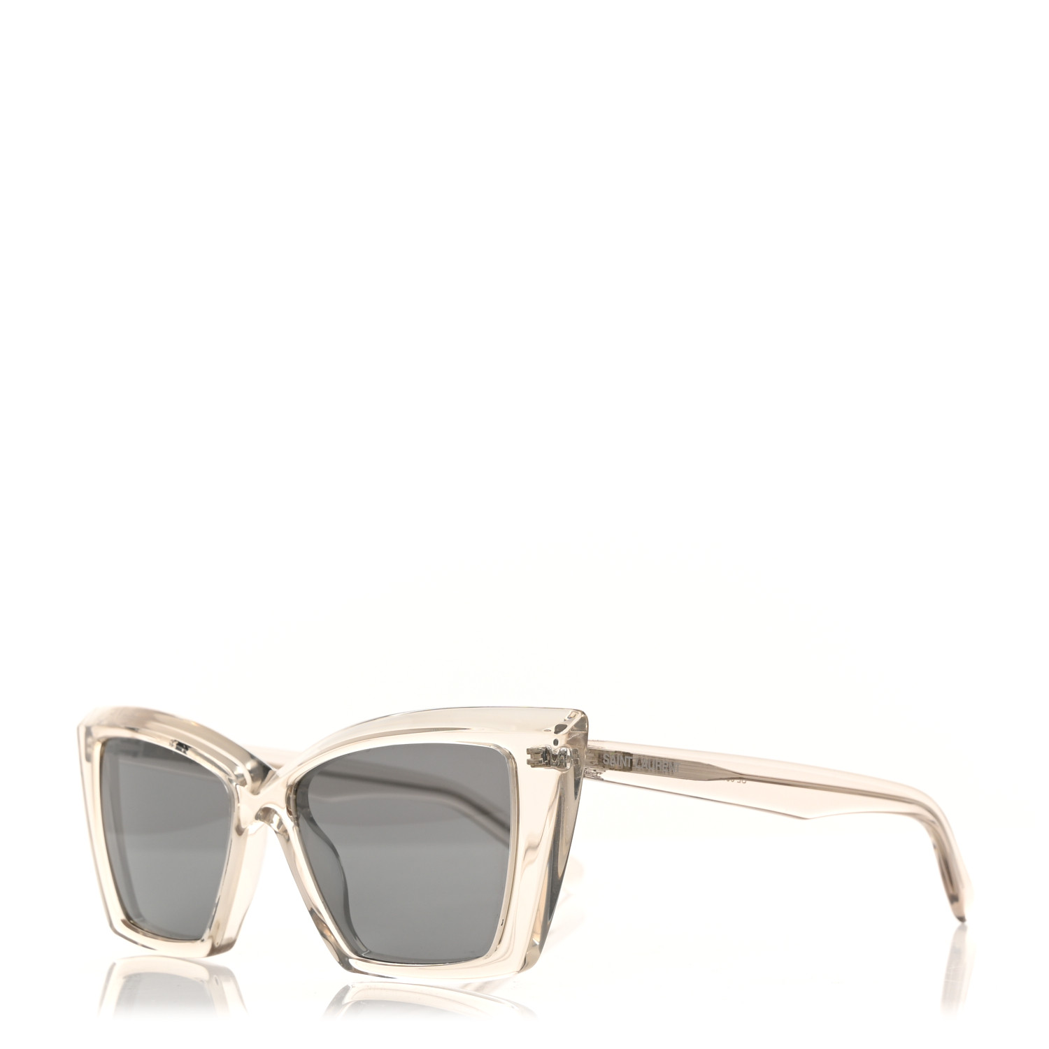 SAINT LAURENT Acetate Lignes Pointues Cat Eye Sunglasses SL
