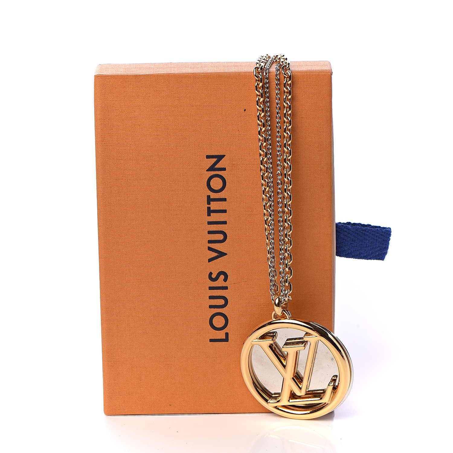 LOUIS VUITTON Louise Long Necklace Gold 496075 | FASHIONPHILE