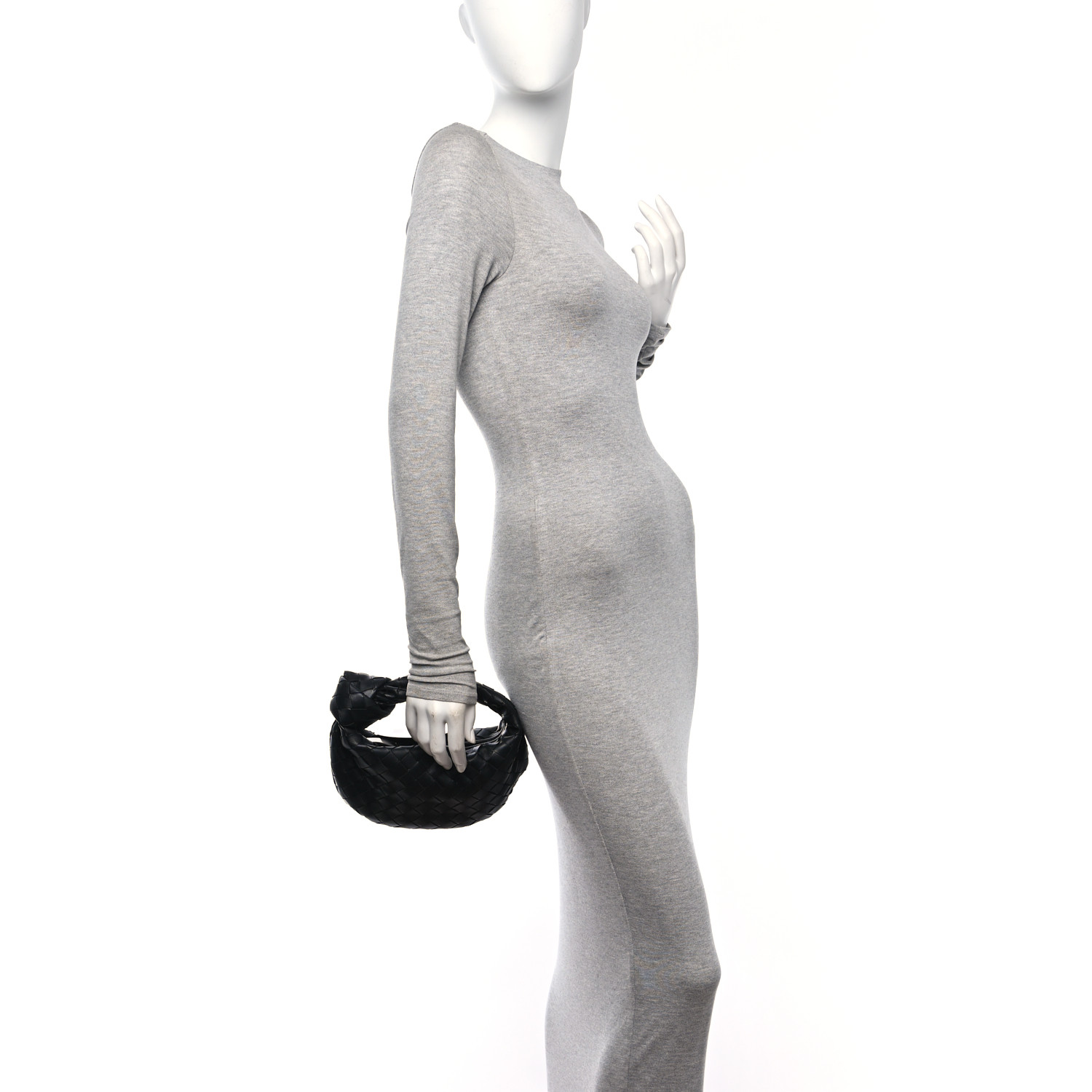 BOTTEGA VENETA Nappa Intrecciato Mini Jodie Black 2
