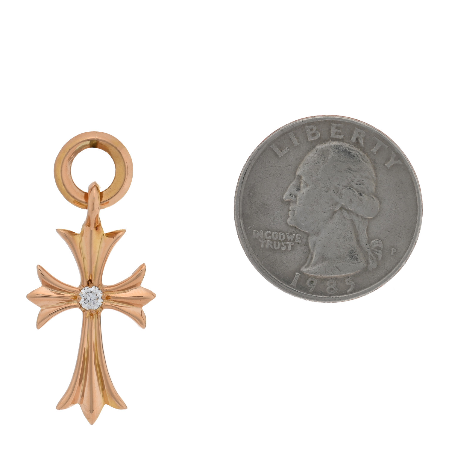 入手困難◆CHROME HEARTS◆Silichrome CH Cross Pendant Yellow Chrome Hearts Chrome Hearts Silicrome Cross Necklace Yellow