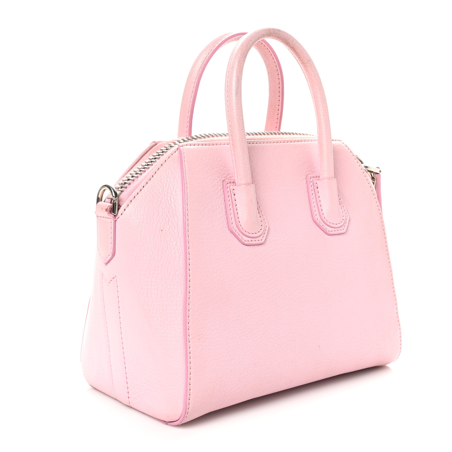 GIVENCHY Sugar Goatskin Mini Antigona Bright Pink 3