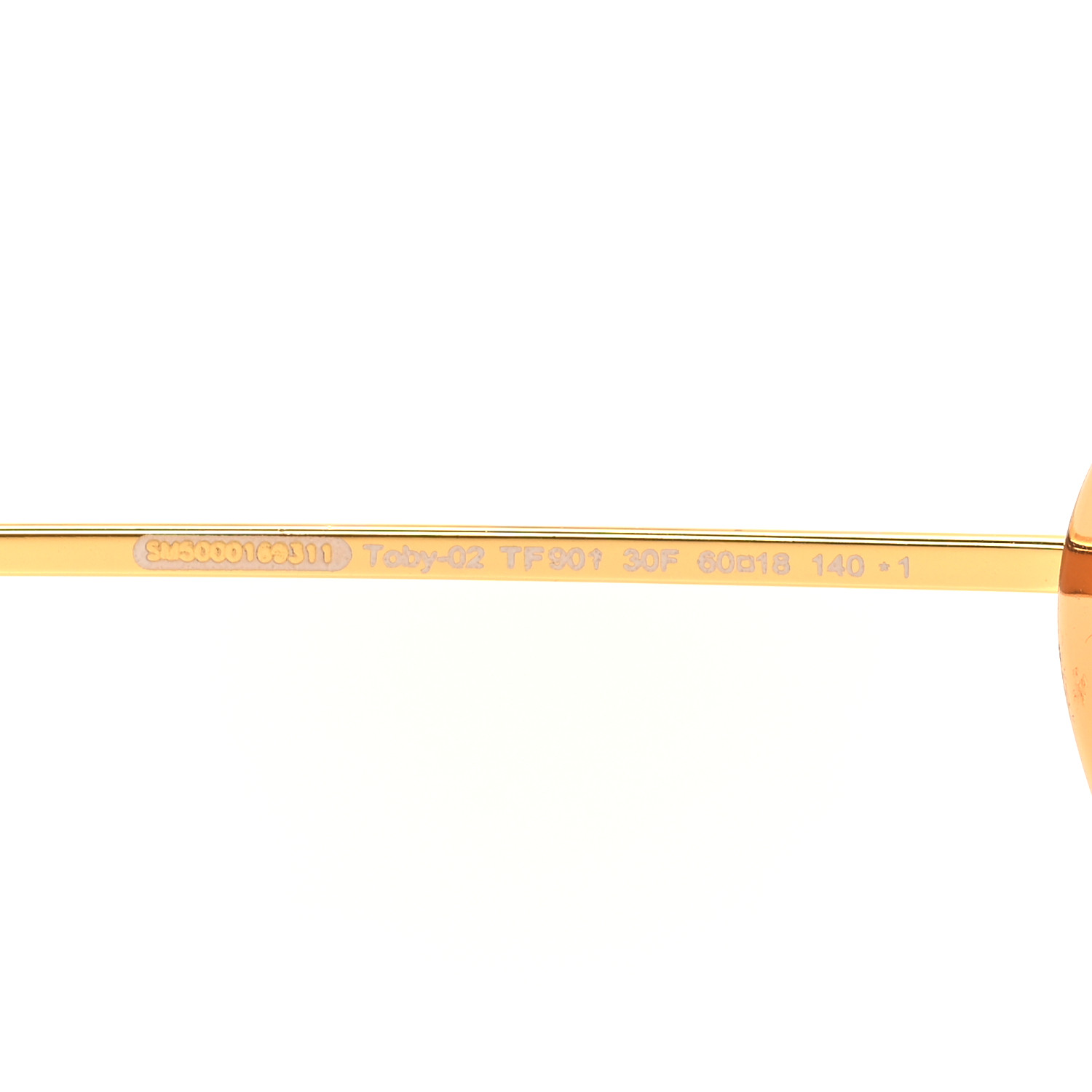 TOM FORD Toby-02 Sunglasses TF901 Gold 1515774 | FASHIONPHILE