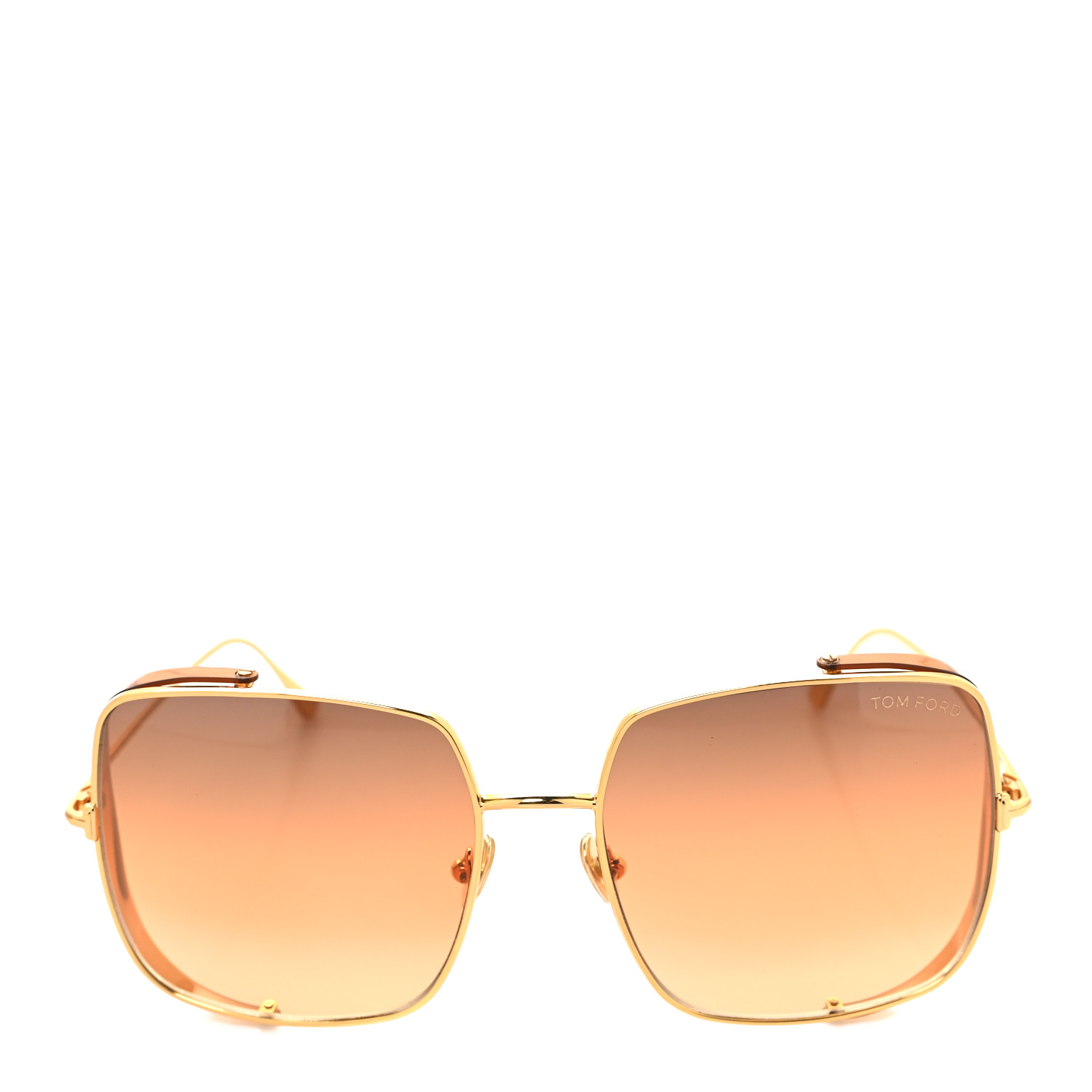 TOM FORD Toby-02 Sunglasses TF901 Gold 1515774 | FASHIONPHILE