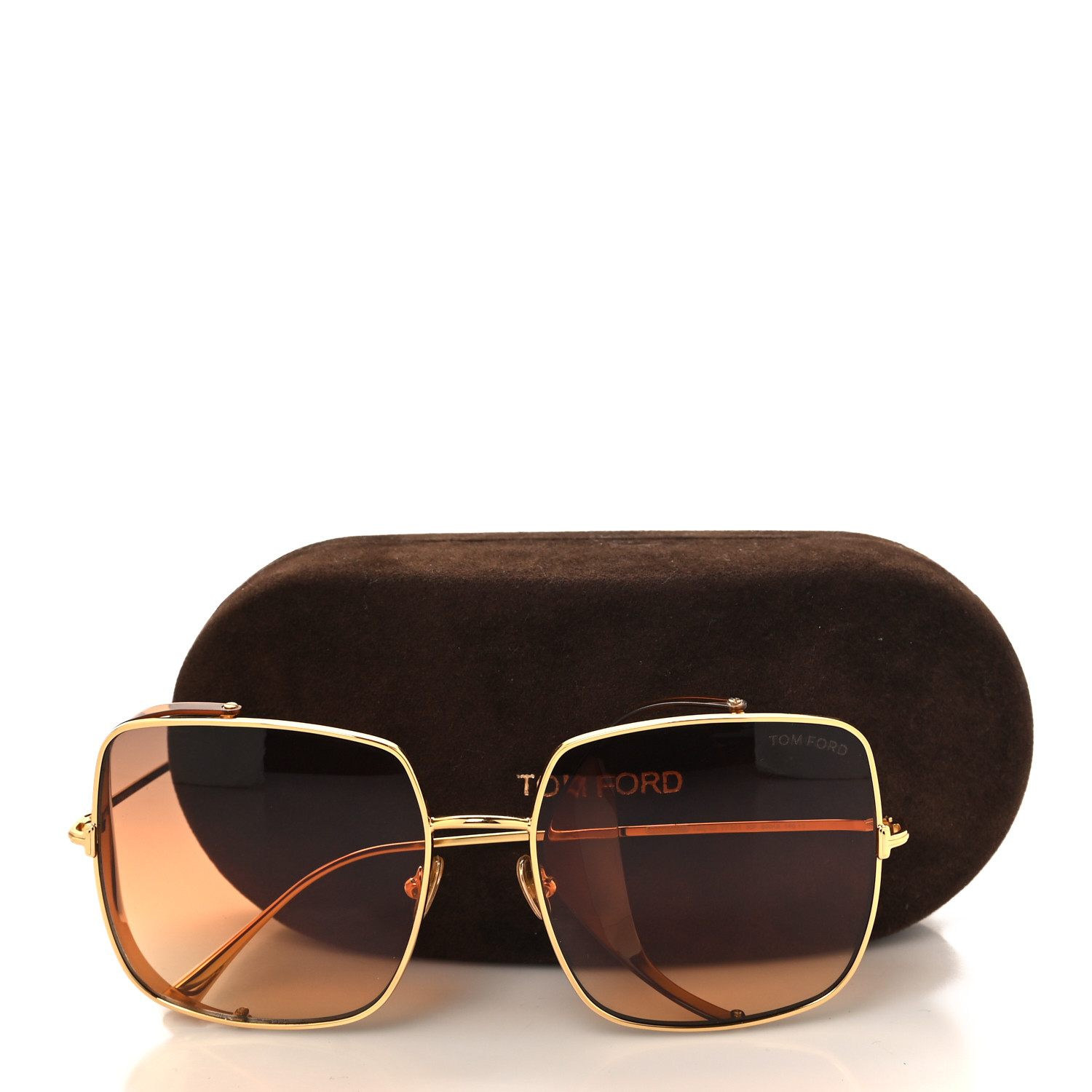 TOM FORD Toby-02 Sunglasses TF901 Gold 1515774 | FASHIONPHILE
