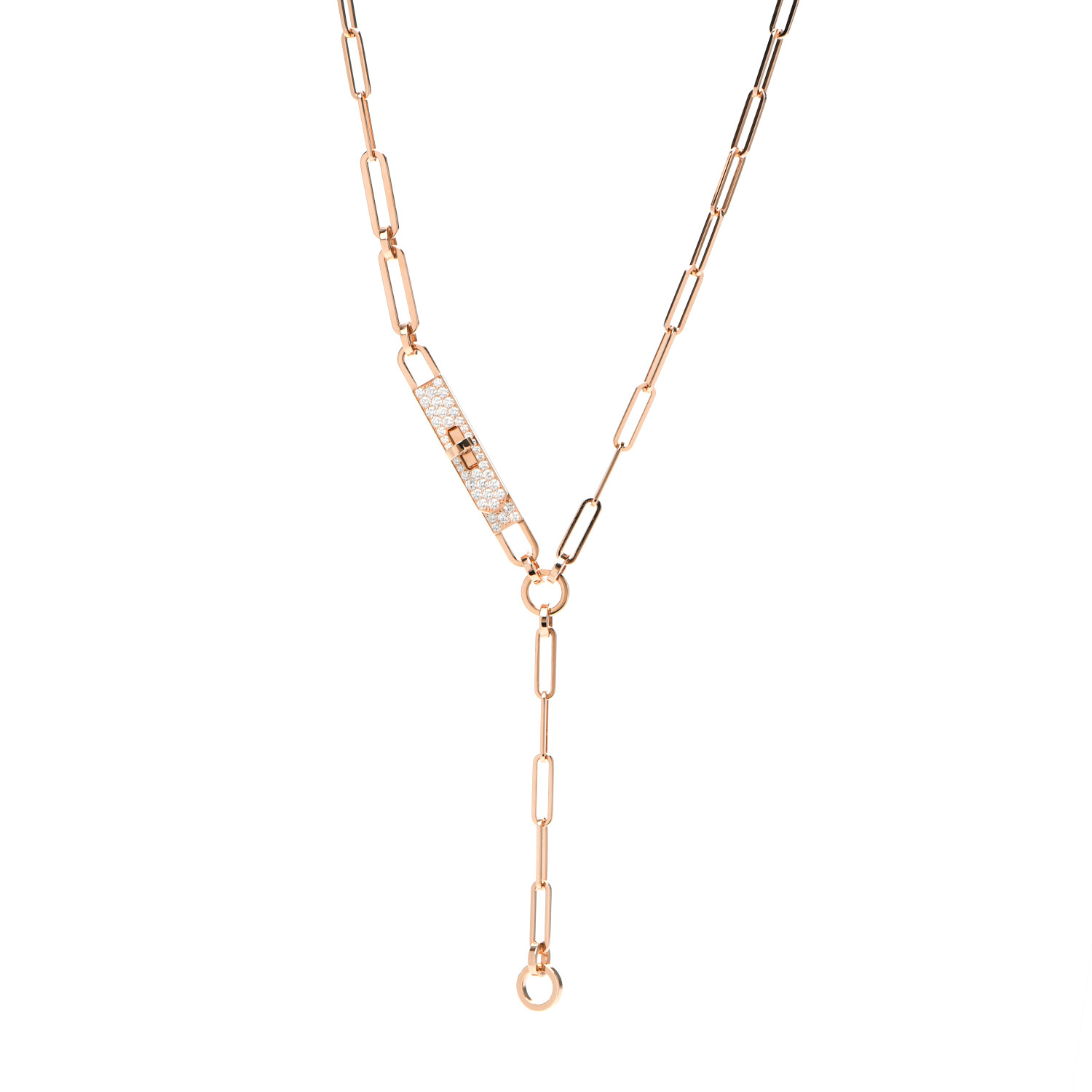 HERMES（エルメス）- Collier cravate Kelly Chaine PM DSC08305_12e2a29a-44ee-458e-