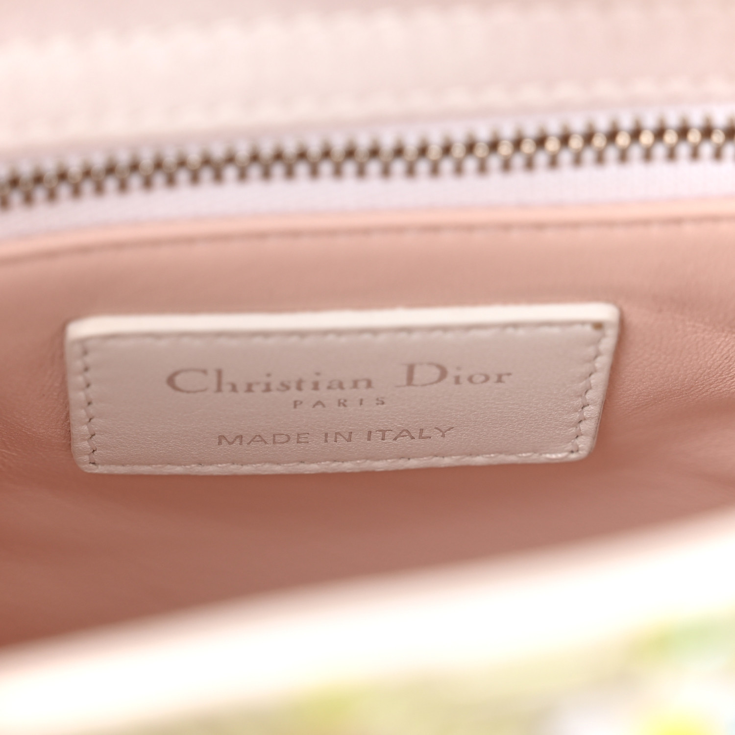 CHRISTIAN DIOR Satin Beaded Floral Embroidered Mini Lady