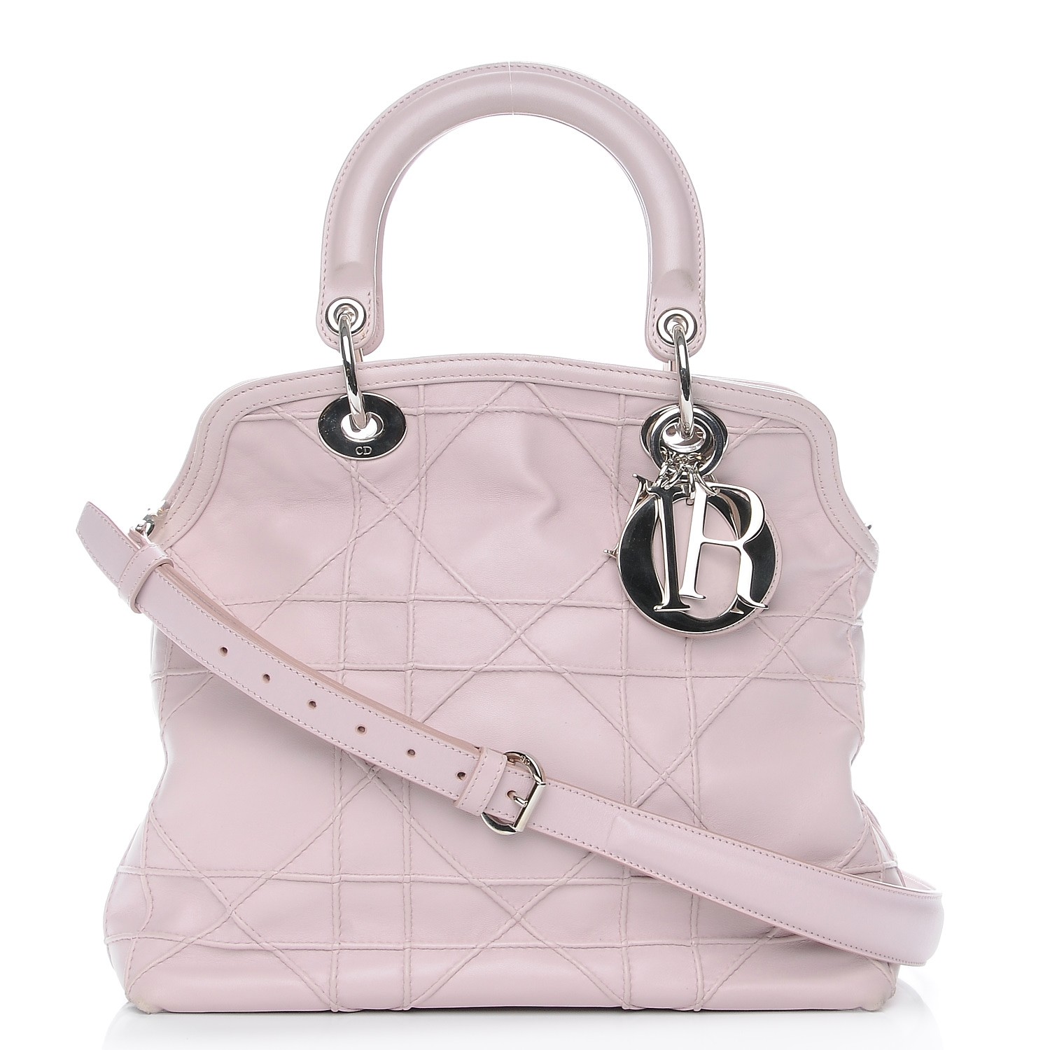 Christian Dior シルバー Christian Dior クリスチャン ディオール クロス ネックレス