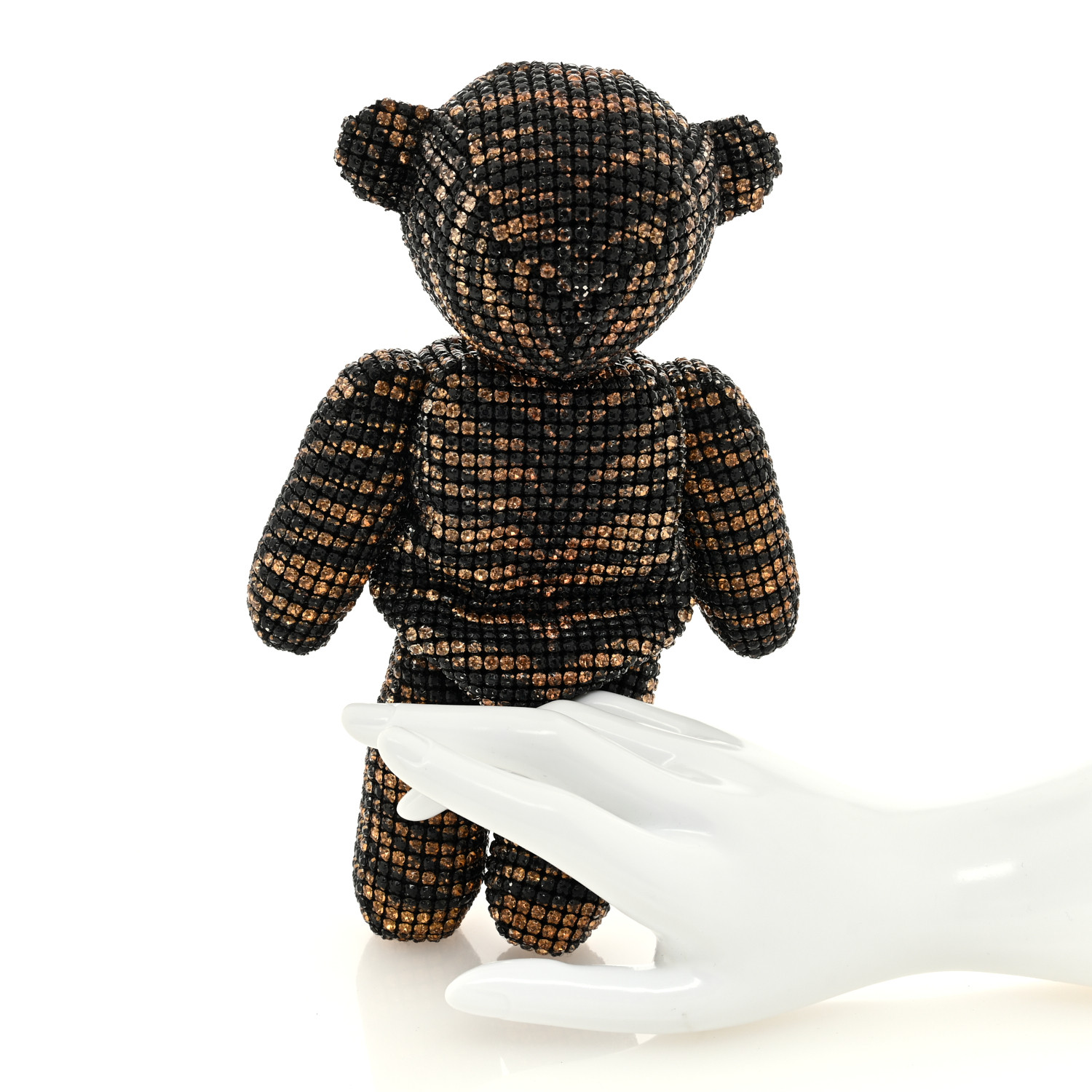 ◆ALEXANDER WANG◆ブラック Beiress リスレット ポーチ ALEXANDER WANG Crystal Mesh Tiger Beiress Wristlet Black