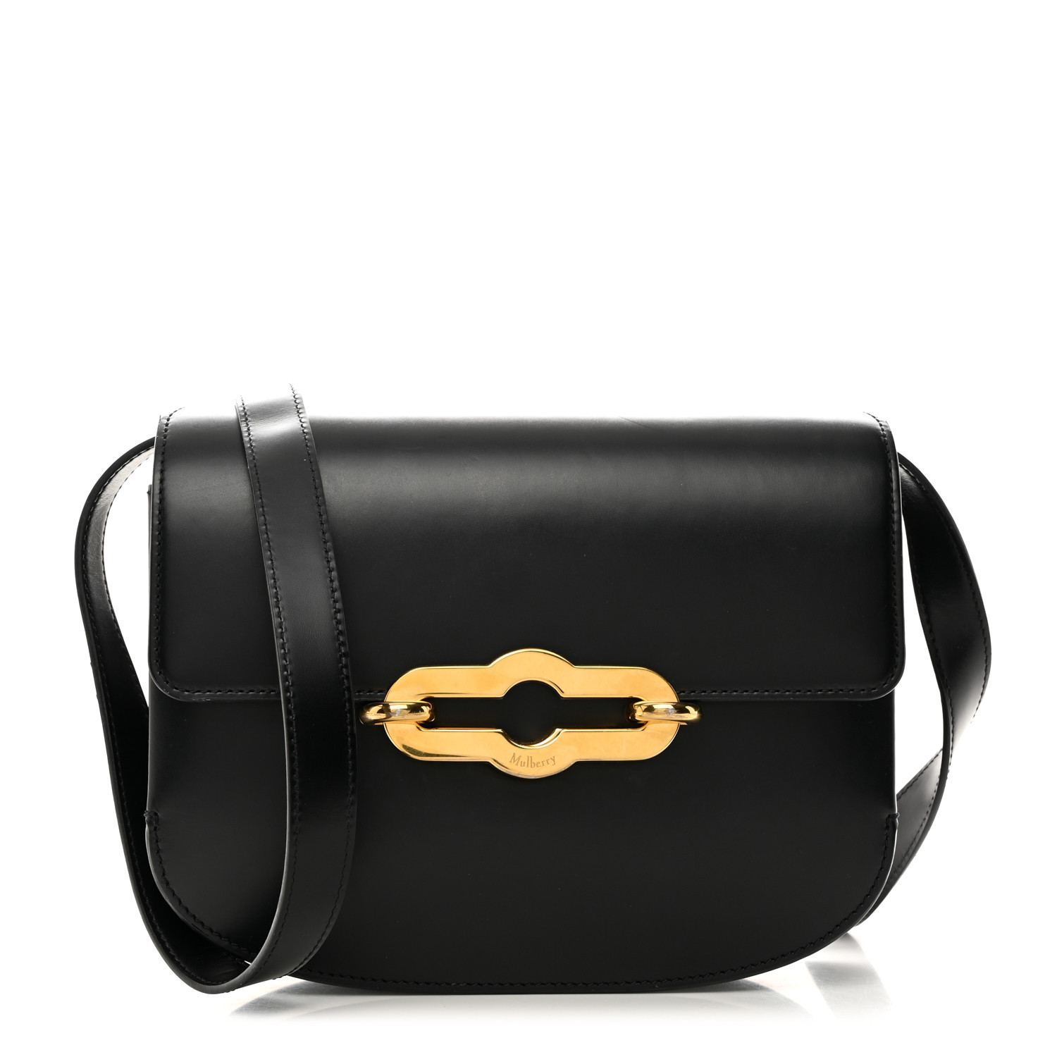ショルダーバッグ・ポシェット MULBERRY SMALL PIMLICO SATCHEL SHOULDER BAG MULBERRY Super Lux Calfskin Small Pimlico Satchel Black
