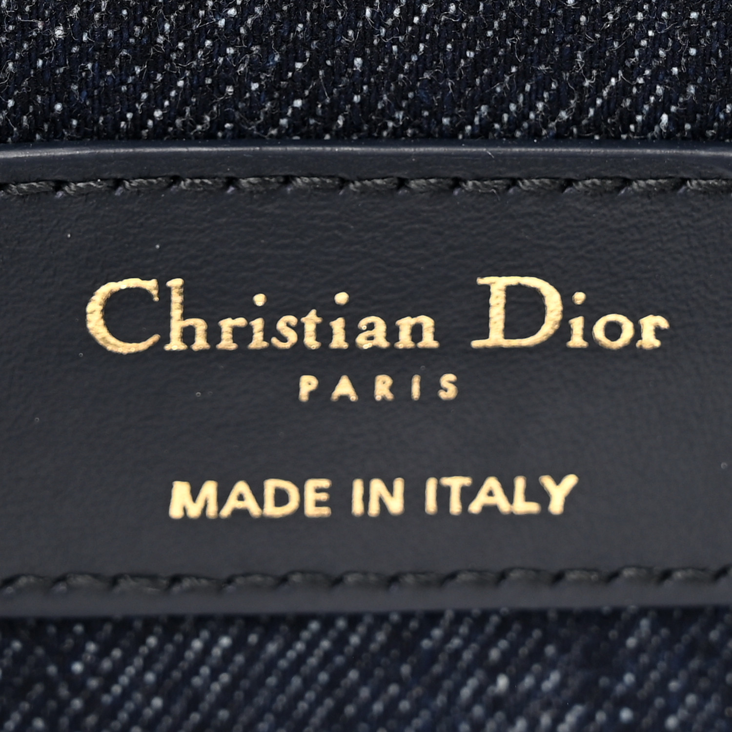 【クチュールルック♪】Miss Dior Allover デニムフラップバッグ CHRISTIAN DIOR Denim All Over Miss Dior Flap Blue 1569990