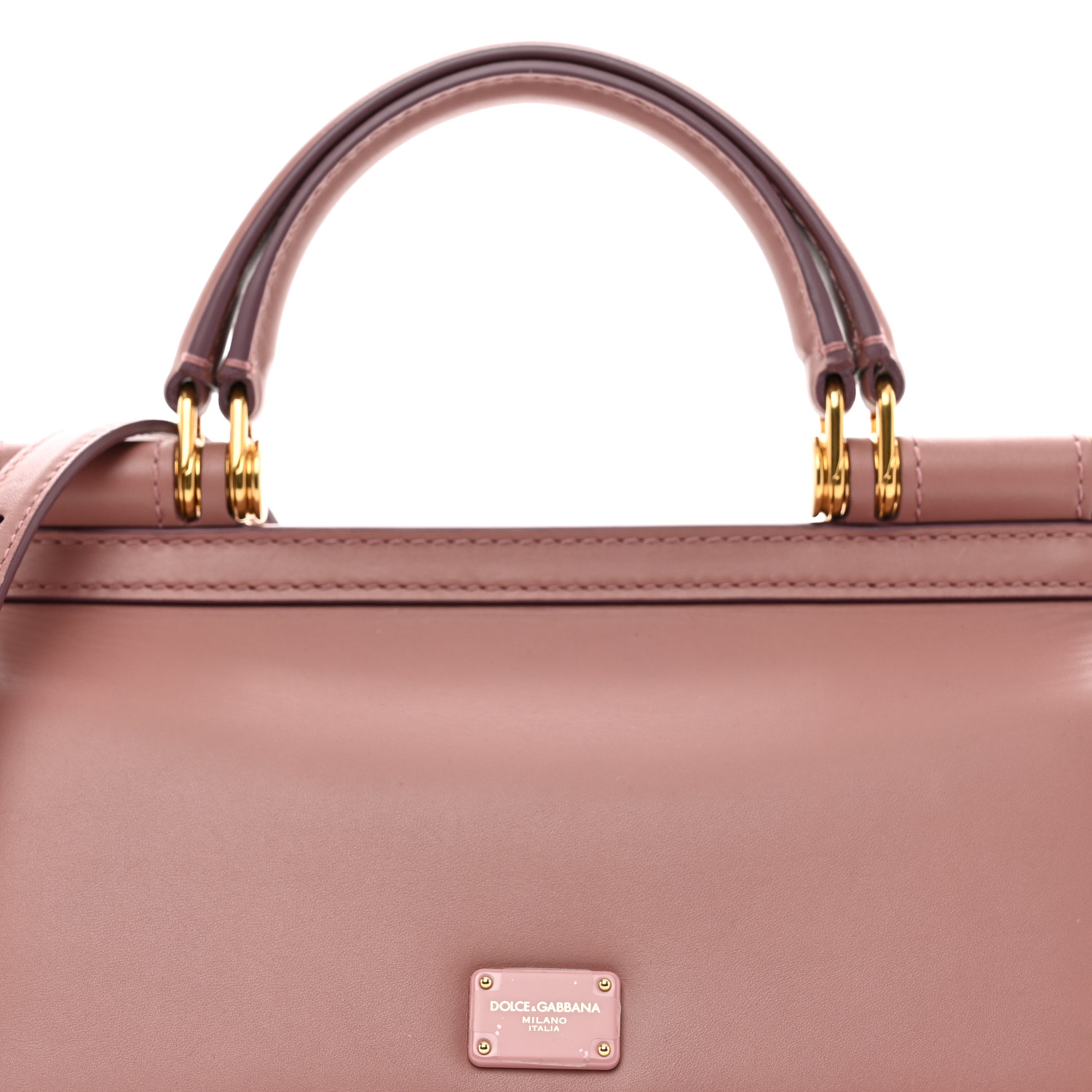 希少 DOLCE&GABBANA ドルガバ MEDIUM CALFSKIN SICILY 58 BAG DOLCE & GABBANA Leather Tote Shoulder Bag SICILY 58 Large