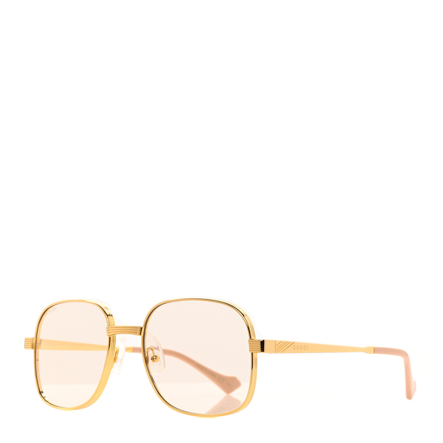GUCCI ゴールド スクエアサングラスGG0788S Gucci™ GG0788S Square Sunglasses | EyeOns.com