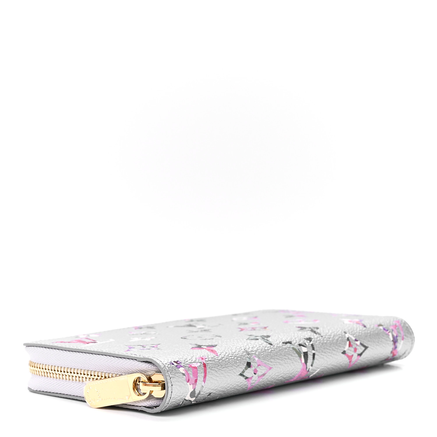 LOUIS VUITTON Metallic Monogram LV Garden Zippy Wallet