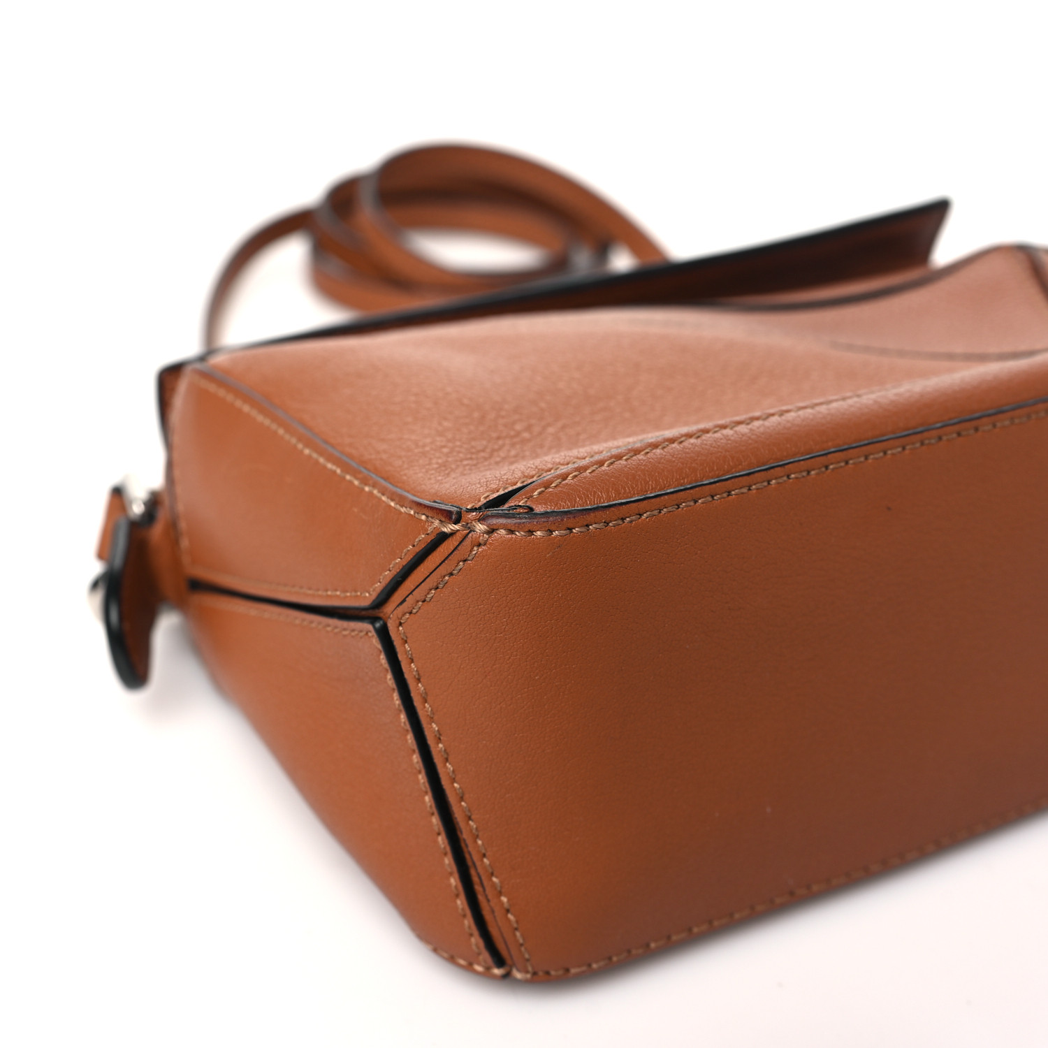 LOEWE Calfskin Mini Puzzle Bag Tan 1560344 | FASHIONPHILE