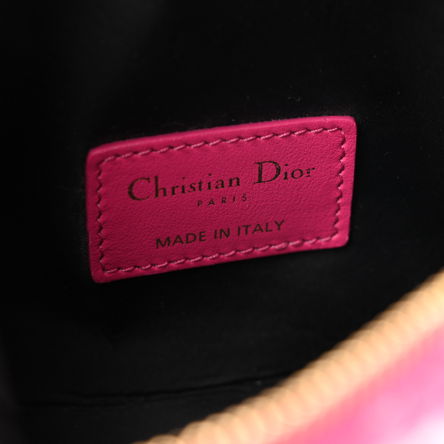 【Dior】人気カラーピンク Dioriviera DiorTravel ノマドポーチ Dioriviera Medium DiorTravel Nomad Pouch White and Yarrow