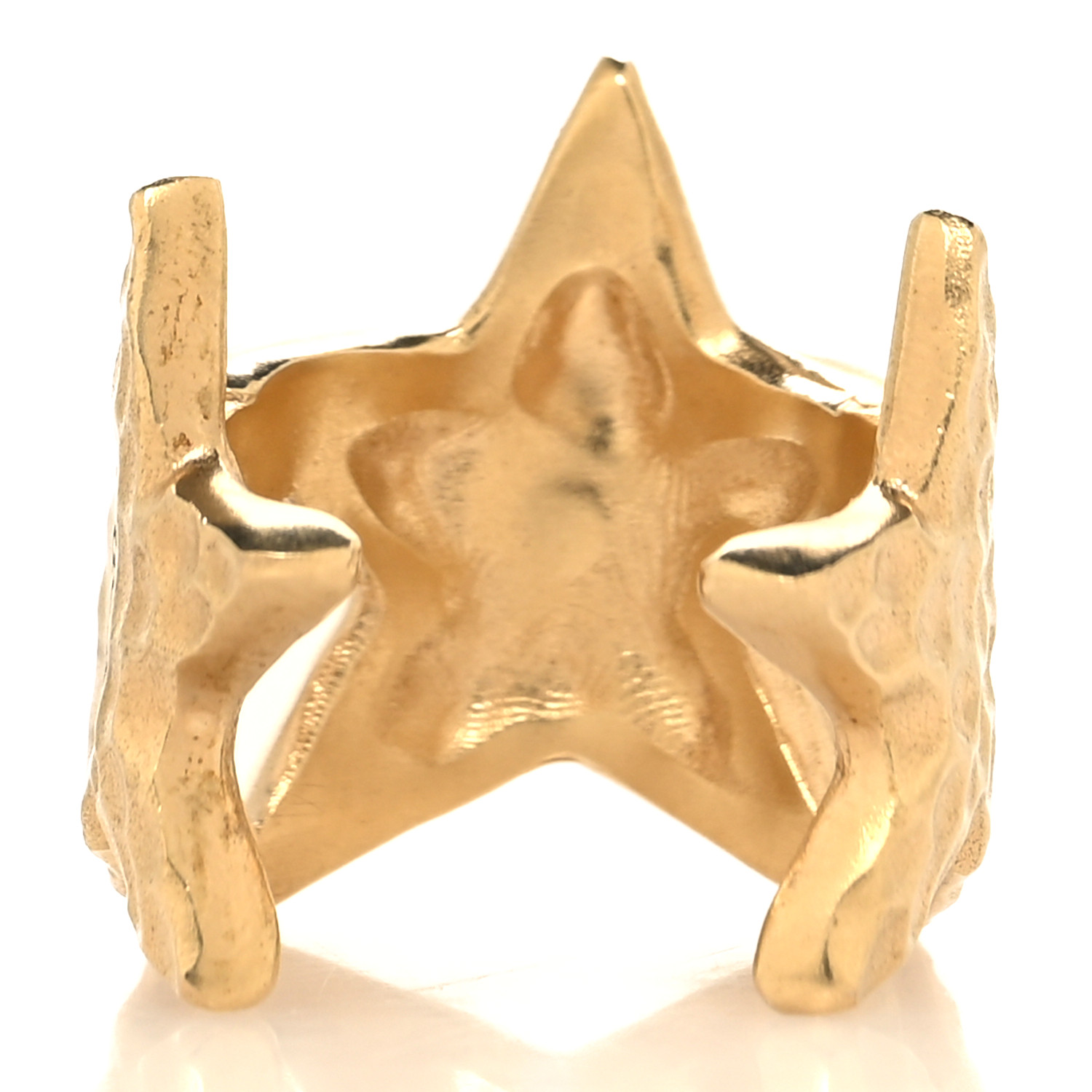 CHRISTIAN DIOR Metal Pearl Sea Garden Ring L 49/5 Gold