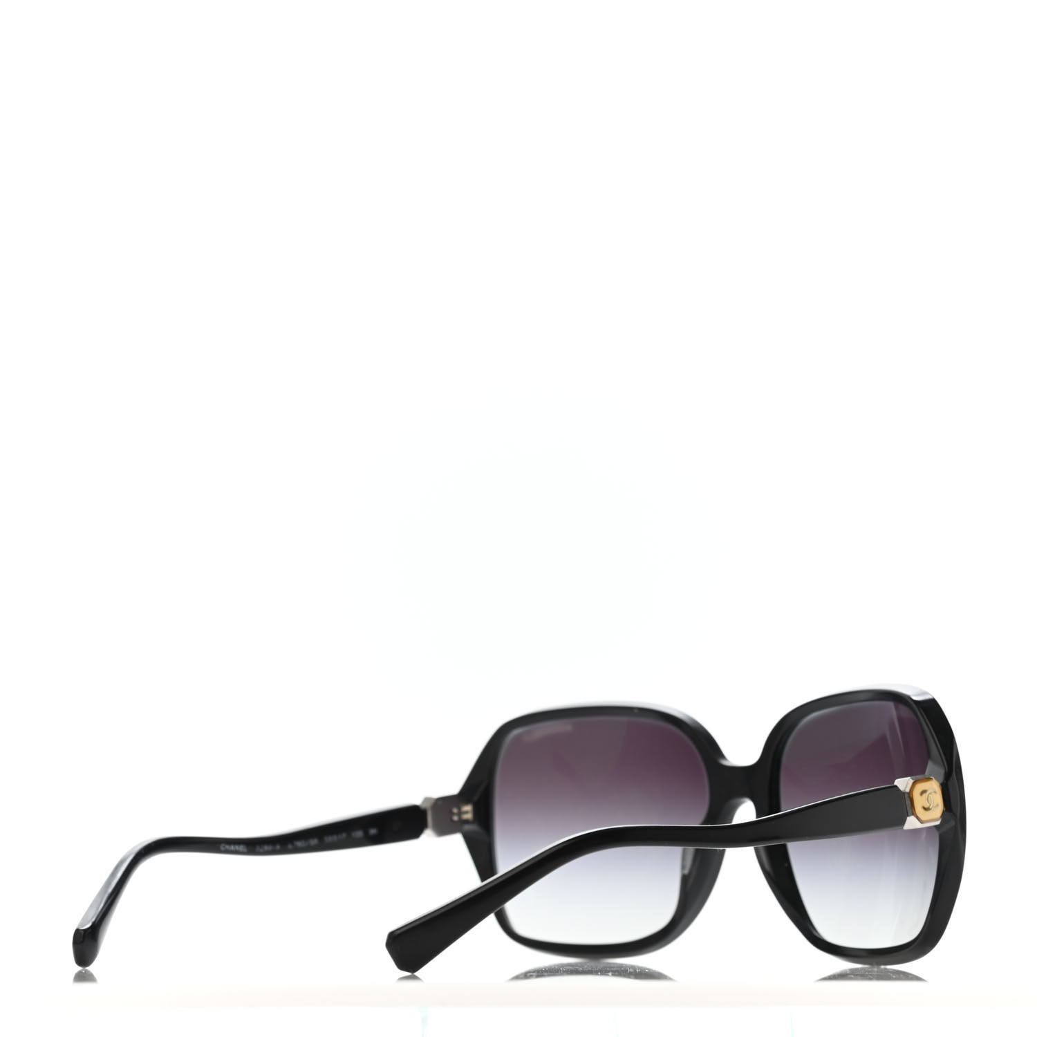 chanel Chanel Black 5284 Oversized Square Sunglasses