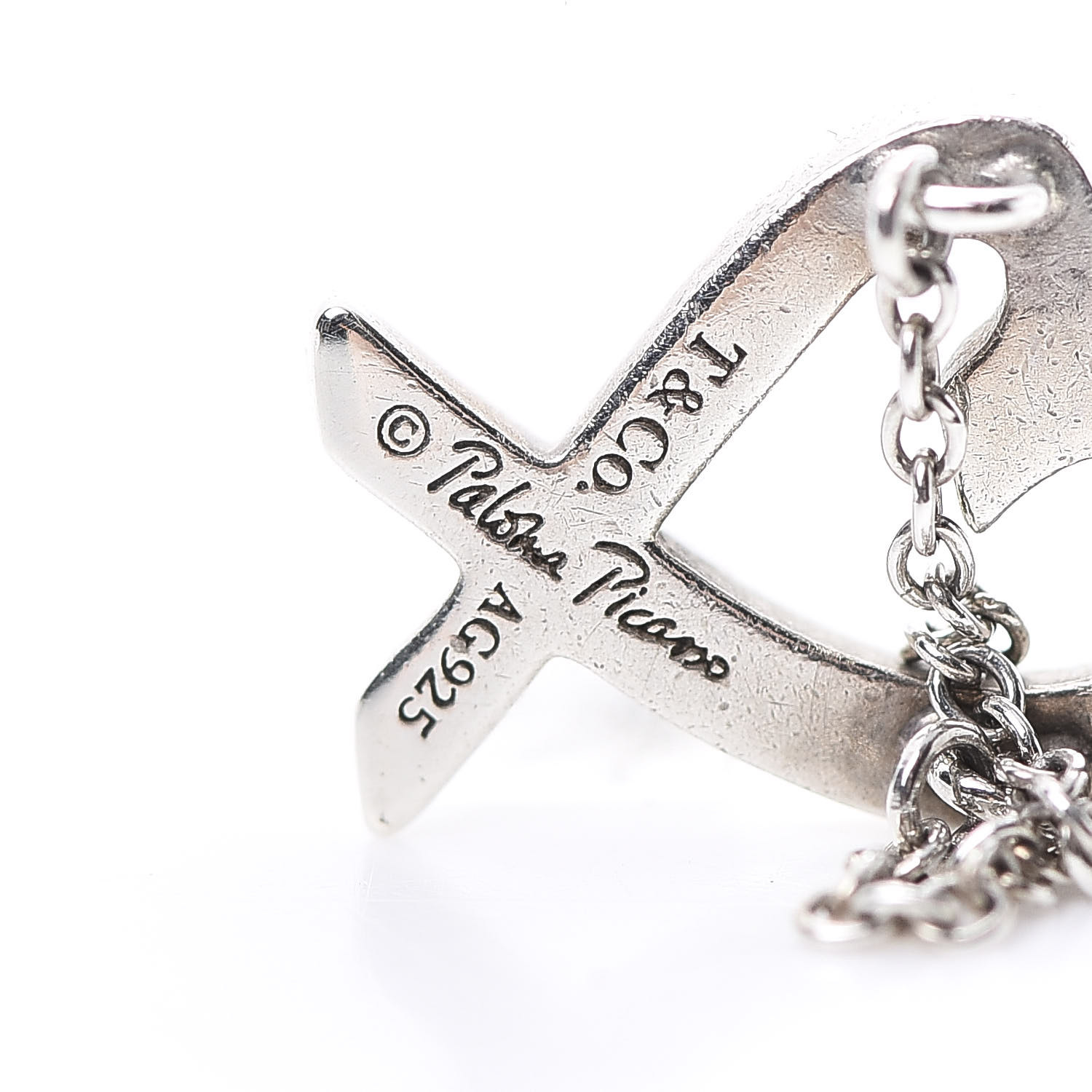 [Tiffany] Paloma Picasso LOVING HEART ミニペンダント TIFFANY Sterling Silver Mini Paloma Picasso Loving Heart