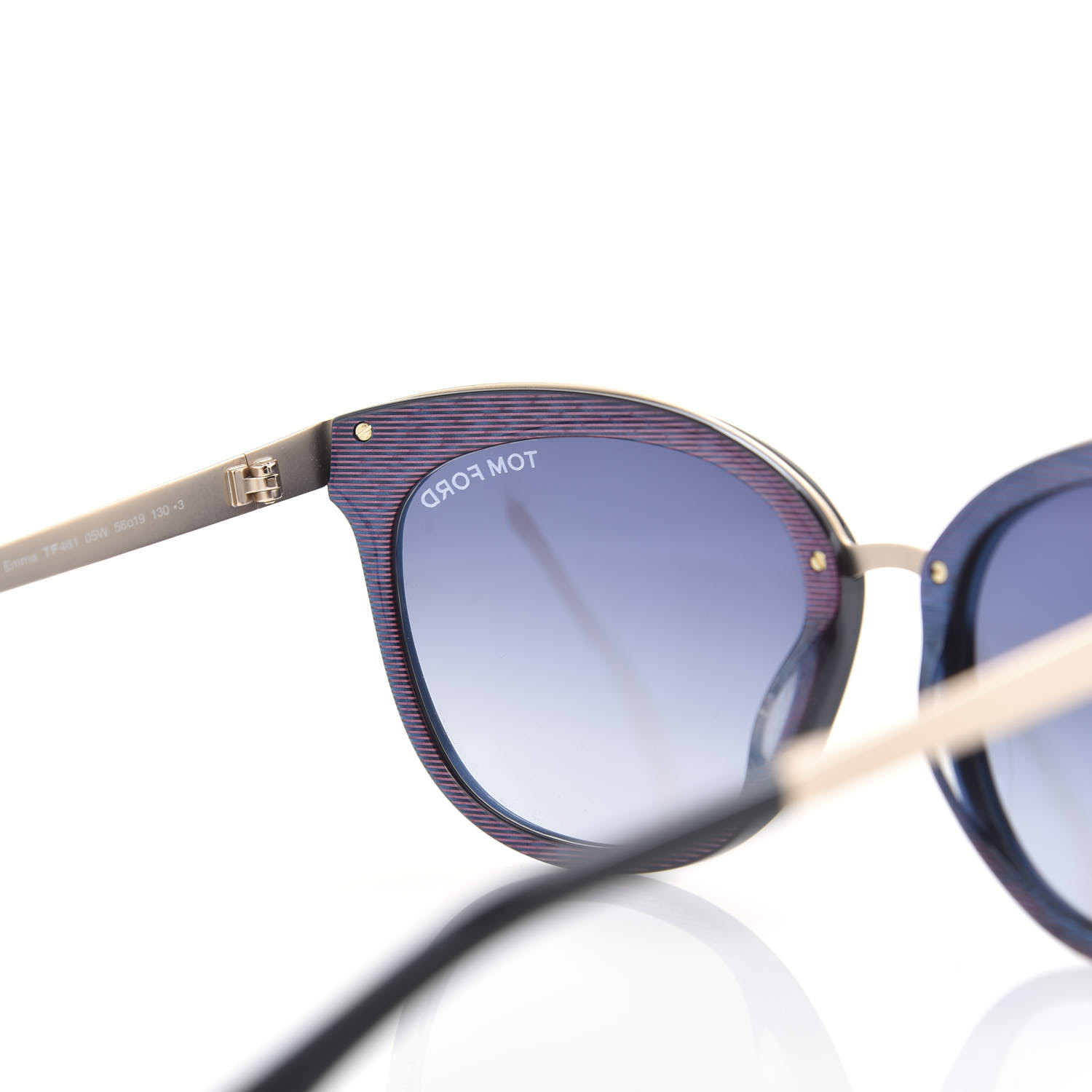 TOM FORD Emma Cat Eye Sunglasses TF461 Black 687525
