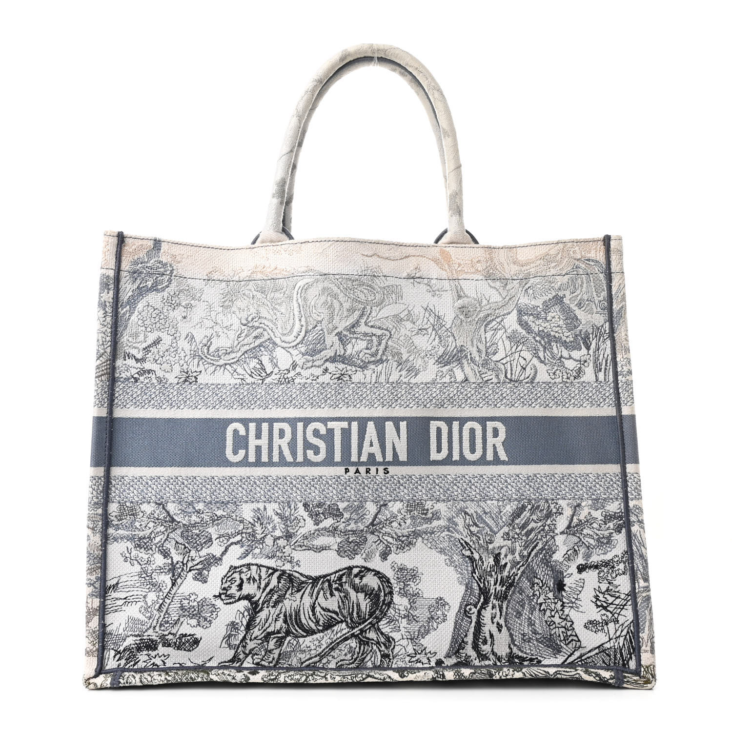 CHRISTIAN DIOR Gradient Canvas Embroidered Large Dioriviera