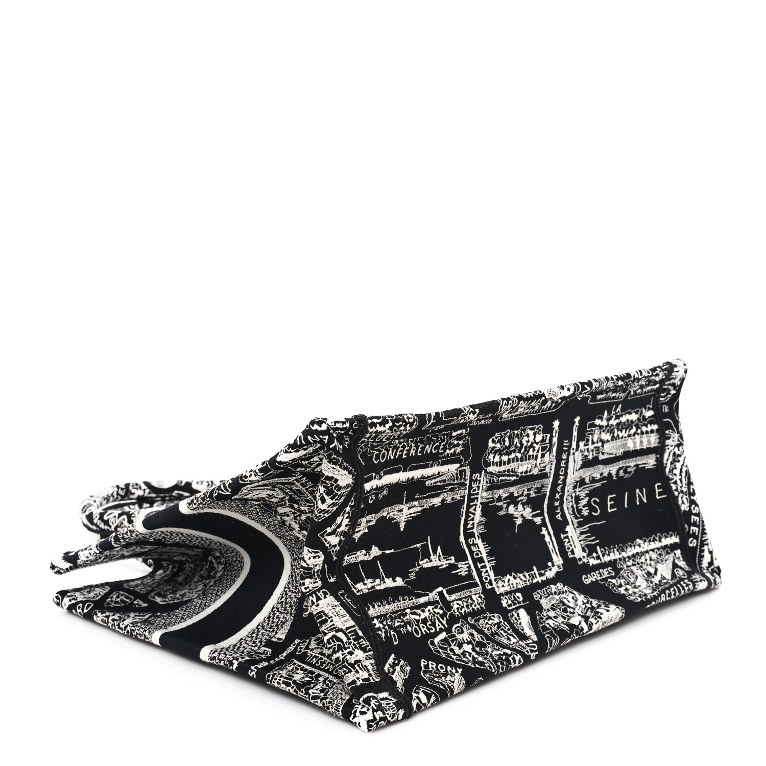 バッグ Christian Dior Book Tote (Plan de Paris) Dior Puts The Map Of Paris On Its Signature Bags