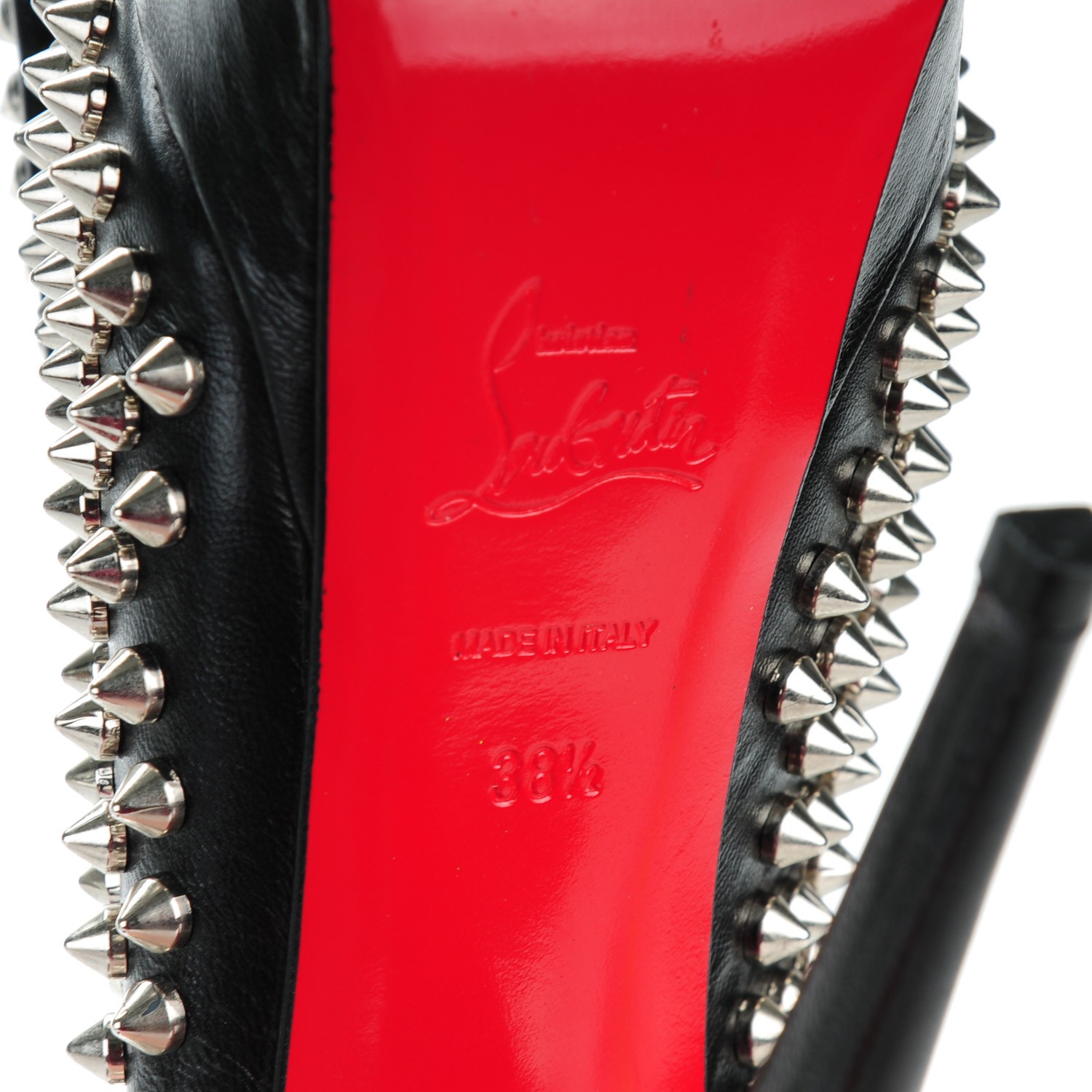 CHRISTIAN LOUBOUTIN Clou Noeud Spikes 150 Platform Slingback