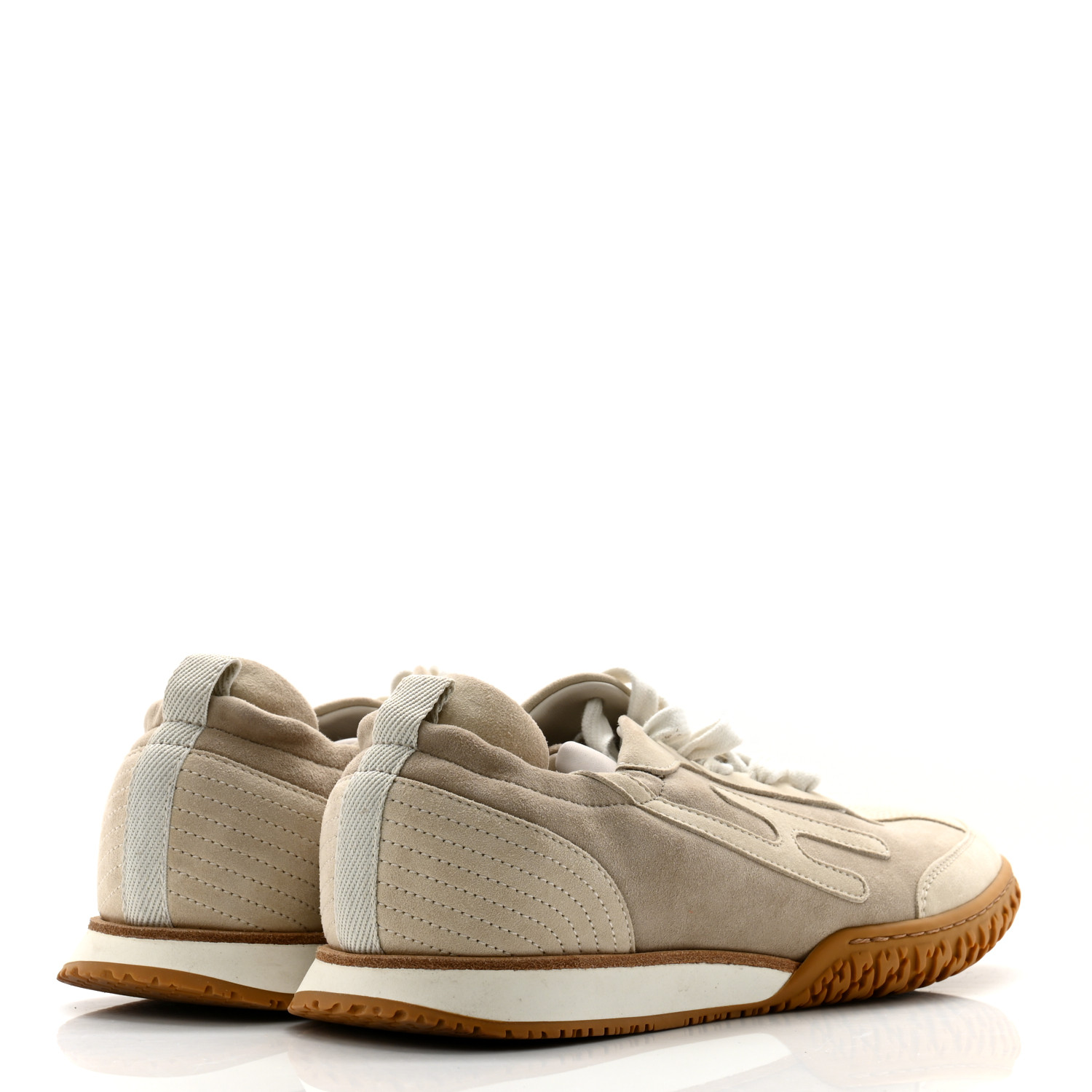 HERMES スニーカー ジェット Jet / Beige Lin / Naturel HERMES Suede Goatskin Jet Sneakers 37 Beige Esquisse Glaise
