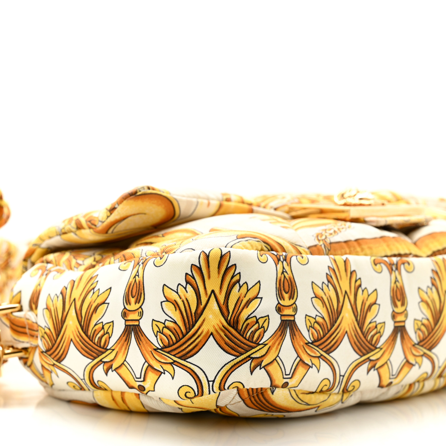 FENDI X VERSACE Silk Fendace FF Baroque Quilted Scarf