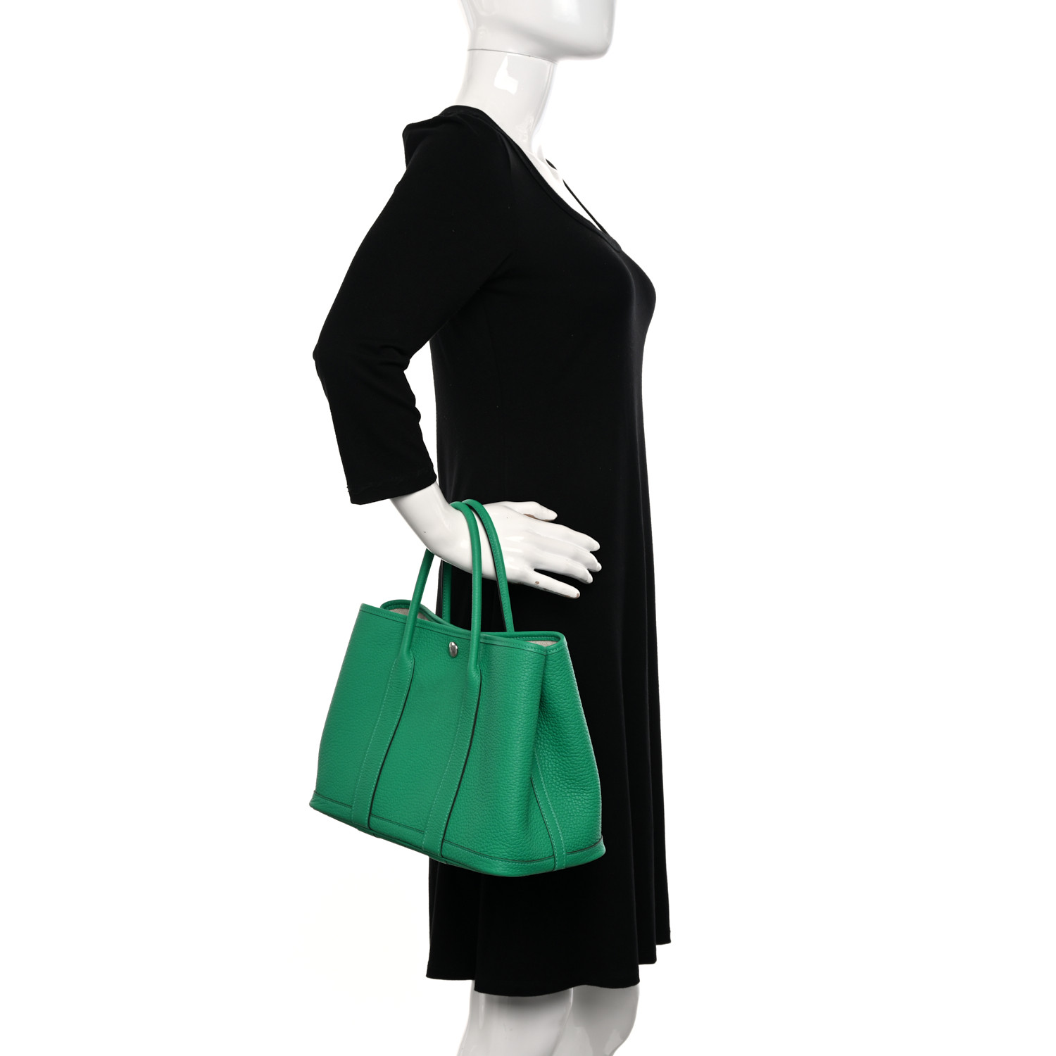 ハンドバッグ Garden Party 30 TPM Vert Vertigo/Mint HERMES Negonda Garden Party 30 TPM Vert Vertigo 1443450