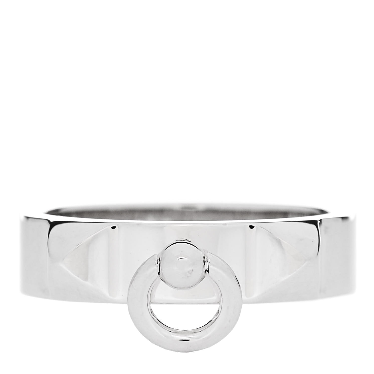 日本国内入手困難【HERMES】Collier de chien リング PM Brand New ( Rank N ) HERMÈS Collier de Chien PM Ring Silver