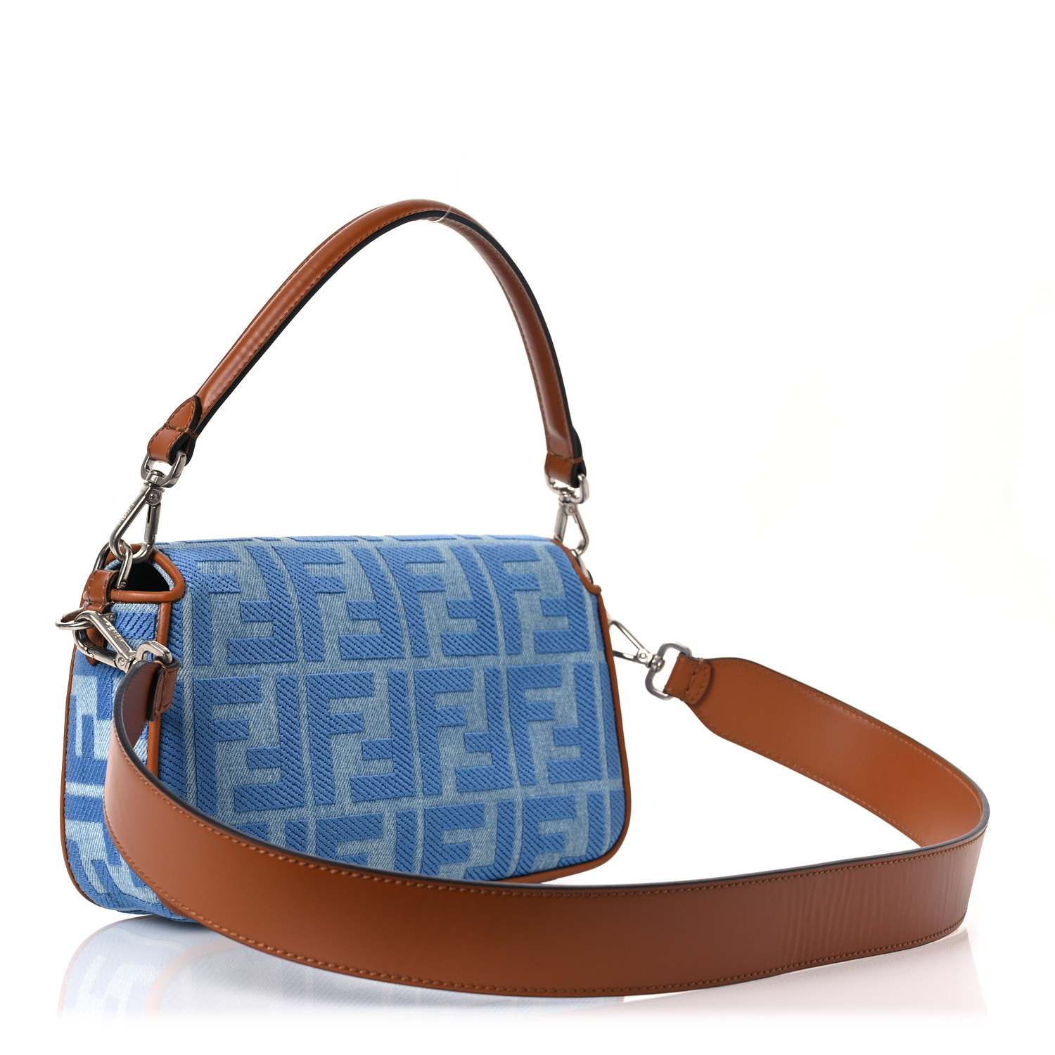 FENDI 　♡I♡ Fendi Burgundy Monogram FF Zucca Roll Tote Shopper Bag