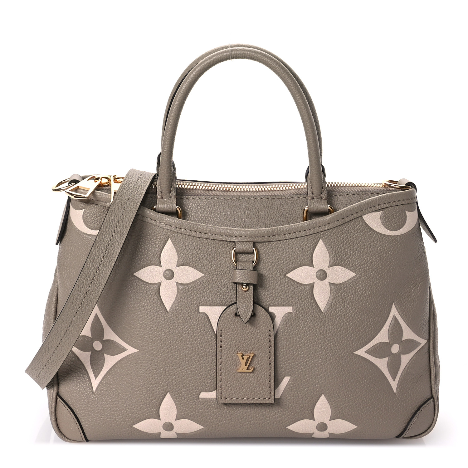 [SALE]ヴィトン Vuitton トリアノン PM クレーム LOUIS VUITTON Empreinte Monogram Giant Trianon PM