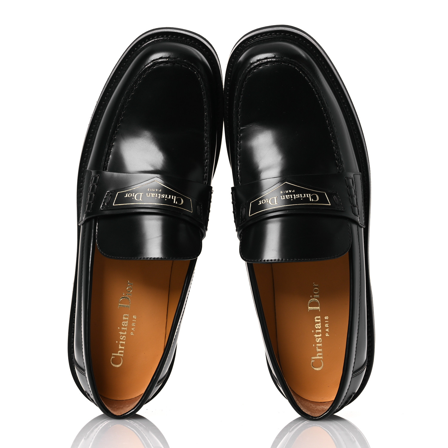Dior Carl Loafer Smooth Calfskin 40 ブラック CHRISTIAN DIOR Smooth Calfskin Oblique Blake Loafers 40