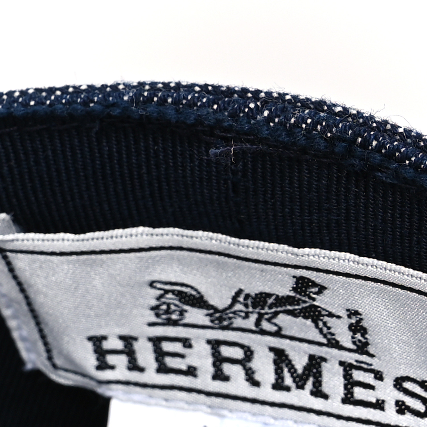 HERMES Denim Joanne Cap Hat 57 Indigo 1639875 | FASHIONPHILE