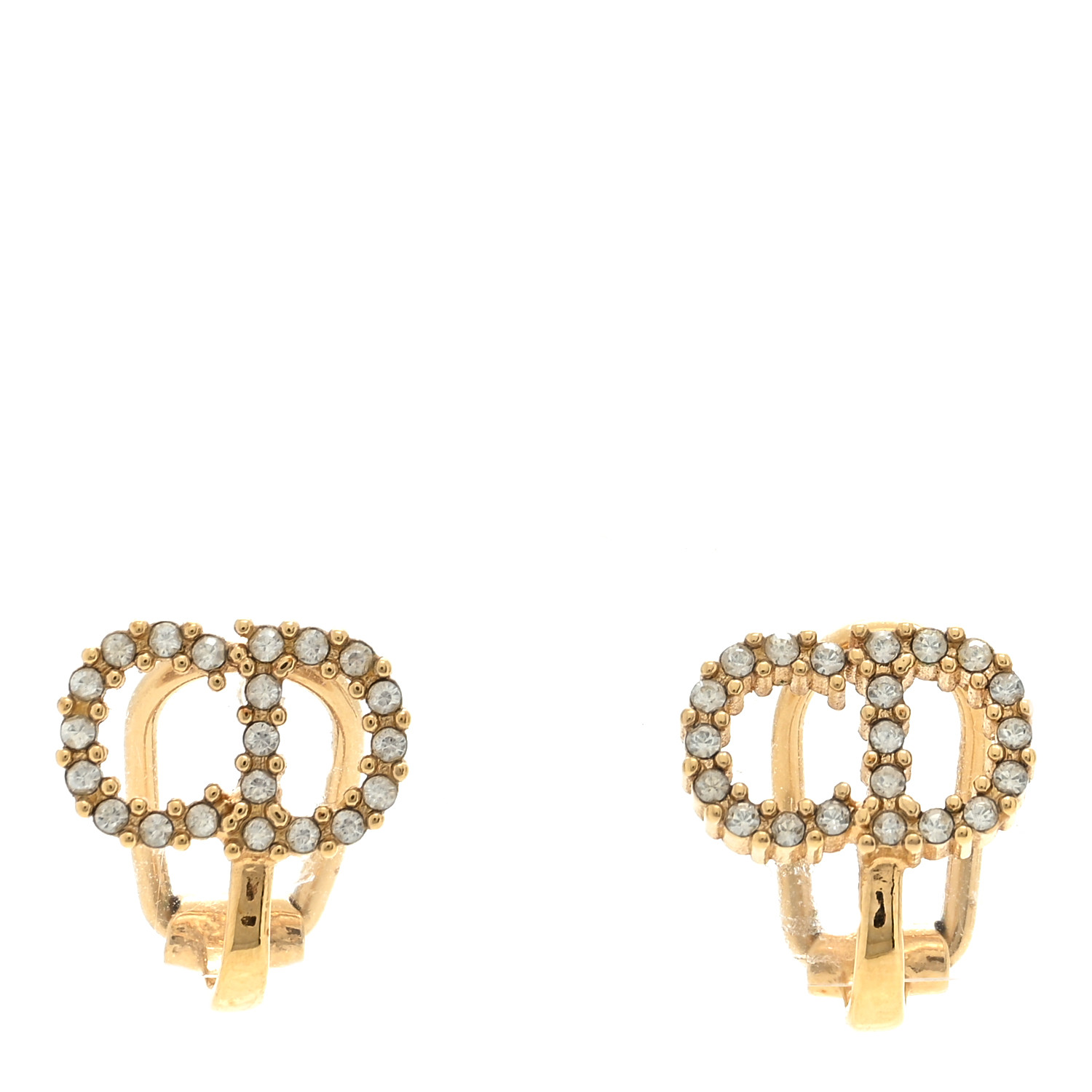 Dior Clair D Lune ピアス ゴールド CD DIOR | Clair D Lune ピアス メタル & クリスタル