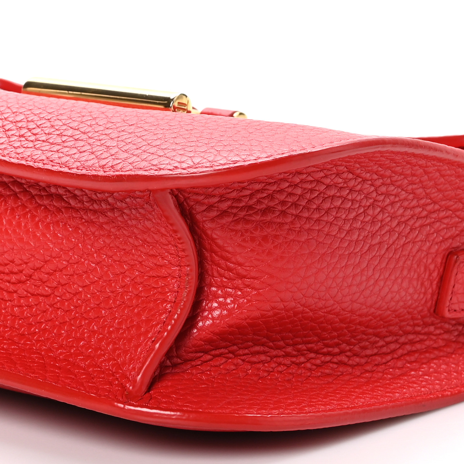 バッグ TARAKO TOM FORD Calfskin Mini T Clasp Tara Crossbody Bag Ruby Red