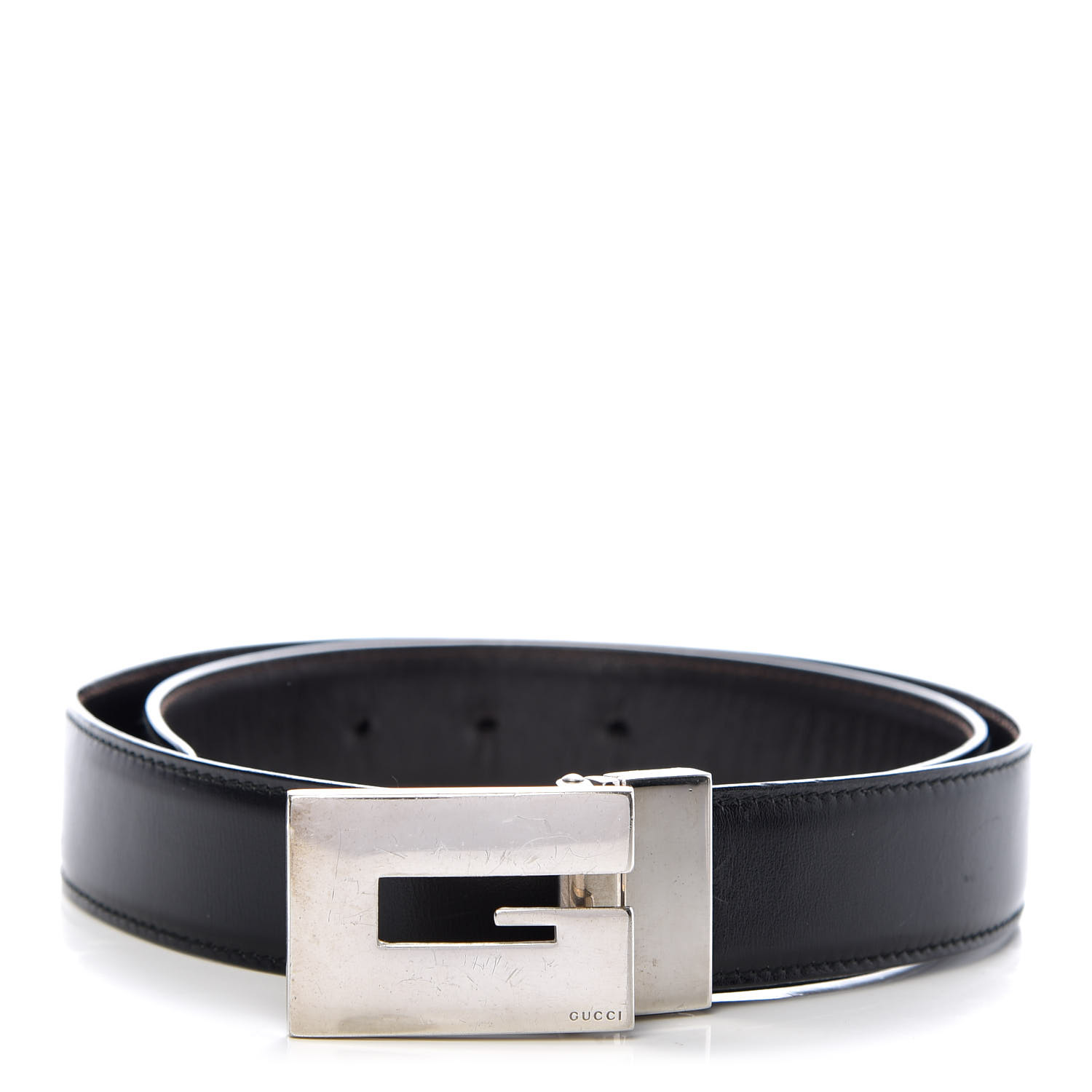 GUCCI ベルト 80/32 GUCCI Calfskin Double G 20mm Belt 80 32 Mystic White 1679918