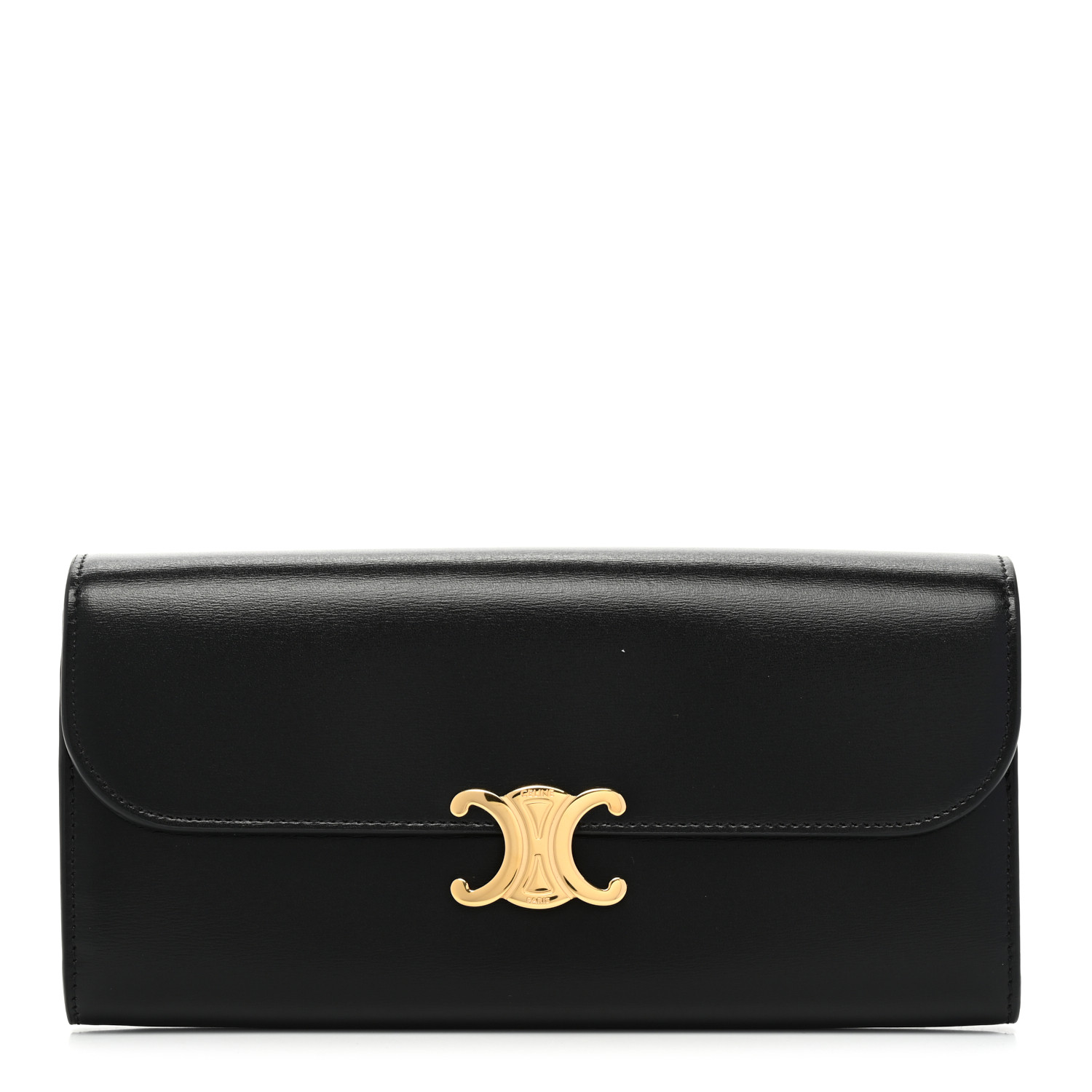 bucket triomphe in shiny calfskin black