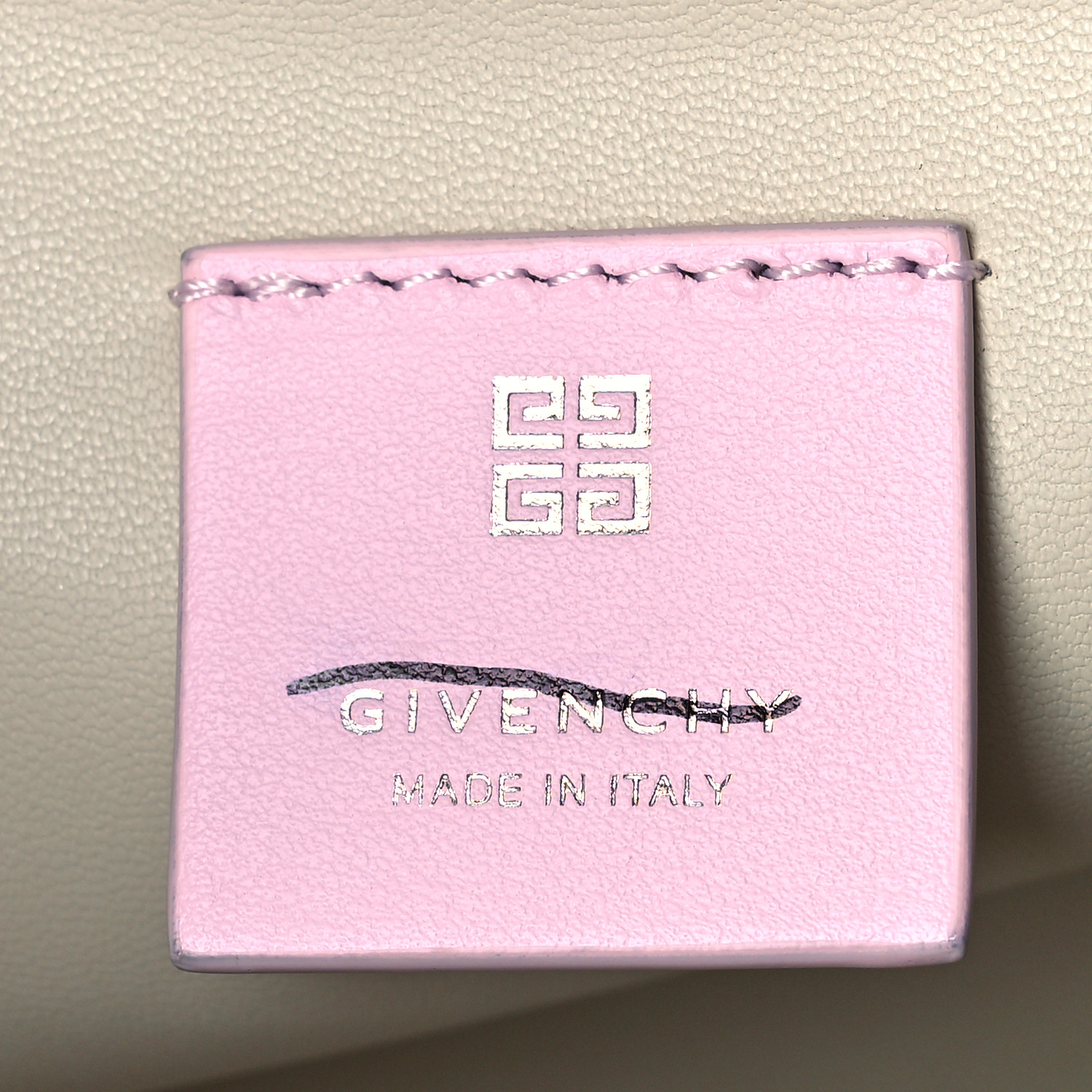 GIVENCHY Coated Canvas Logo 4G Embossed Small Moon Cut Out