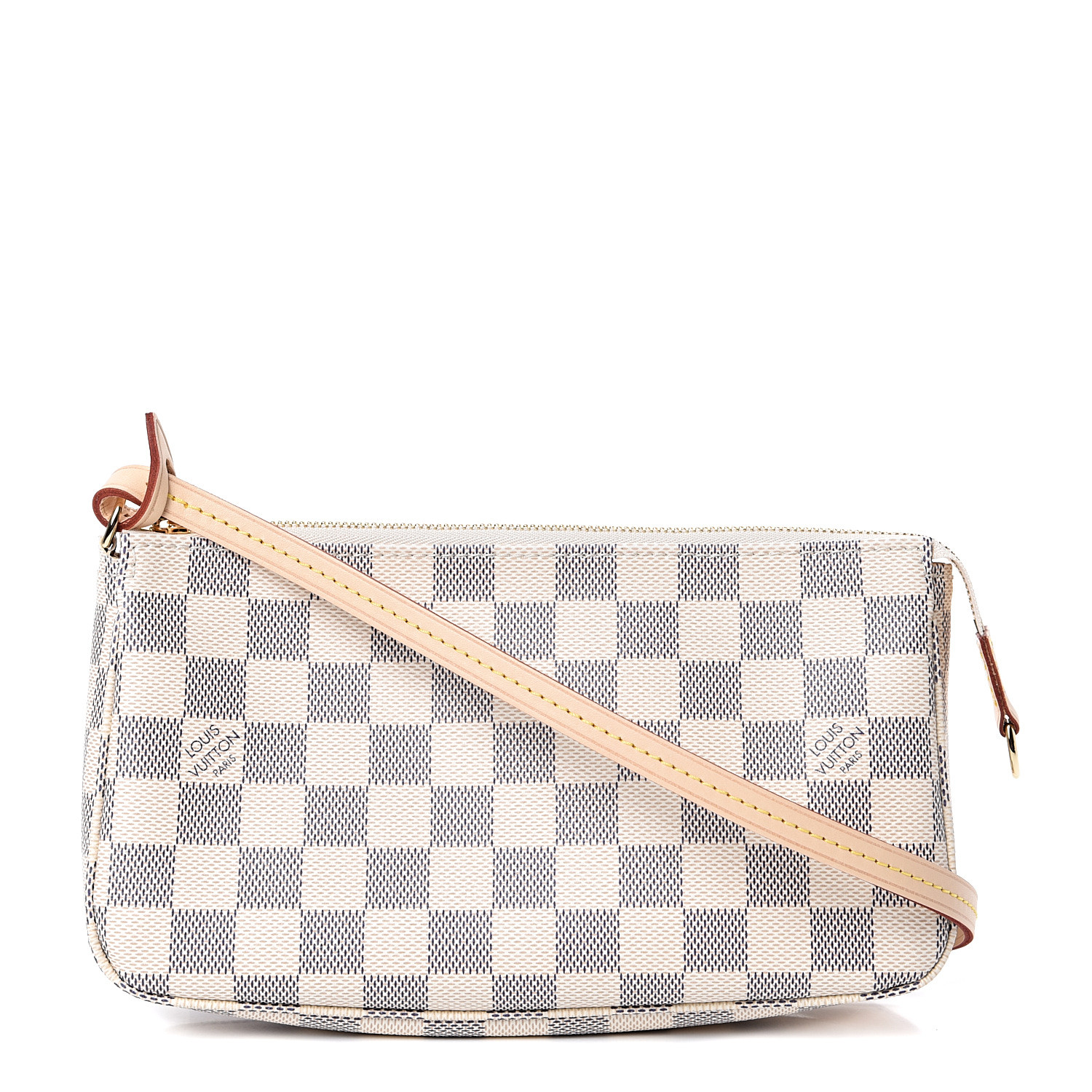 海外限定品★入手困難【LOUIS VUITTON】Pochette Ecusson 2色 Pre Owned Louis Vuitton Double Zip Pochette on Chain - Shop
