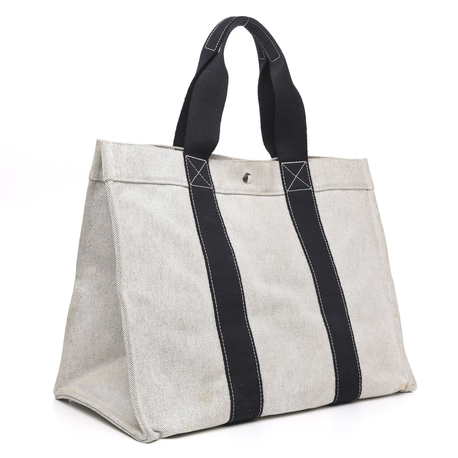 HERMES BORA BORA GM エルメス　ボラボラ　廃盤品 HERMES Toile Bora Bora GM Black 624660 | FASHIONPHILE