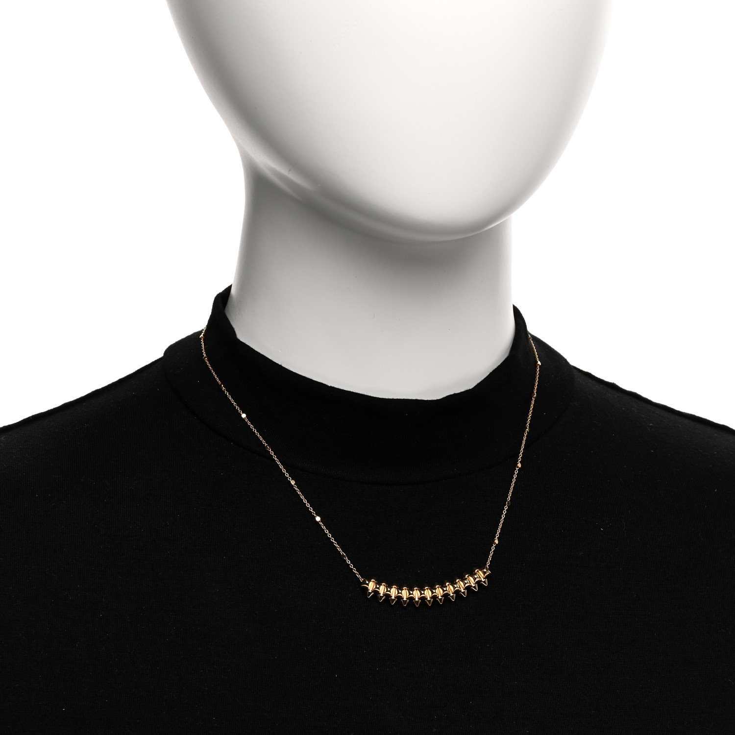 CARTIER 18K Pink Gold Medium Clash de Cartier Necklace