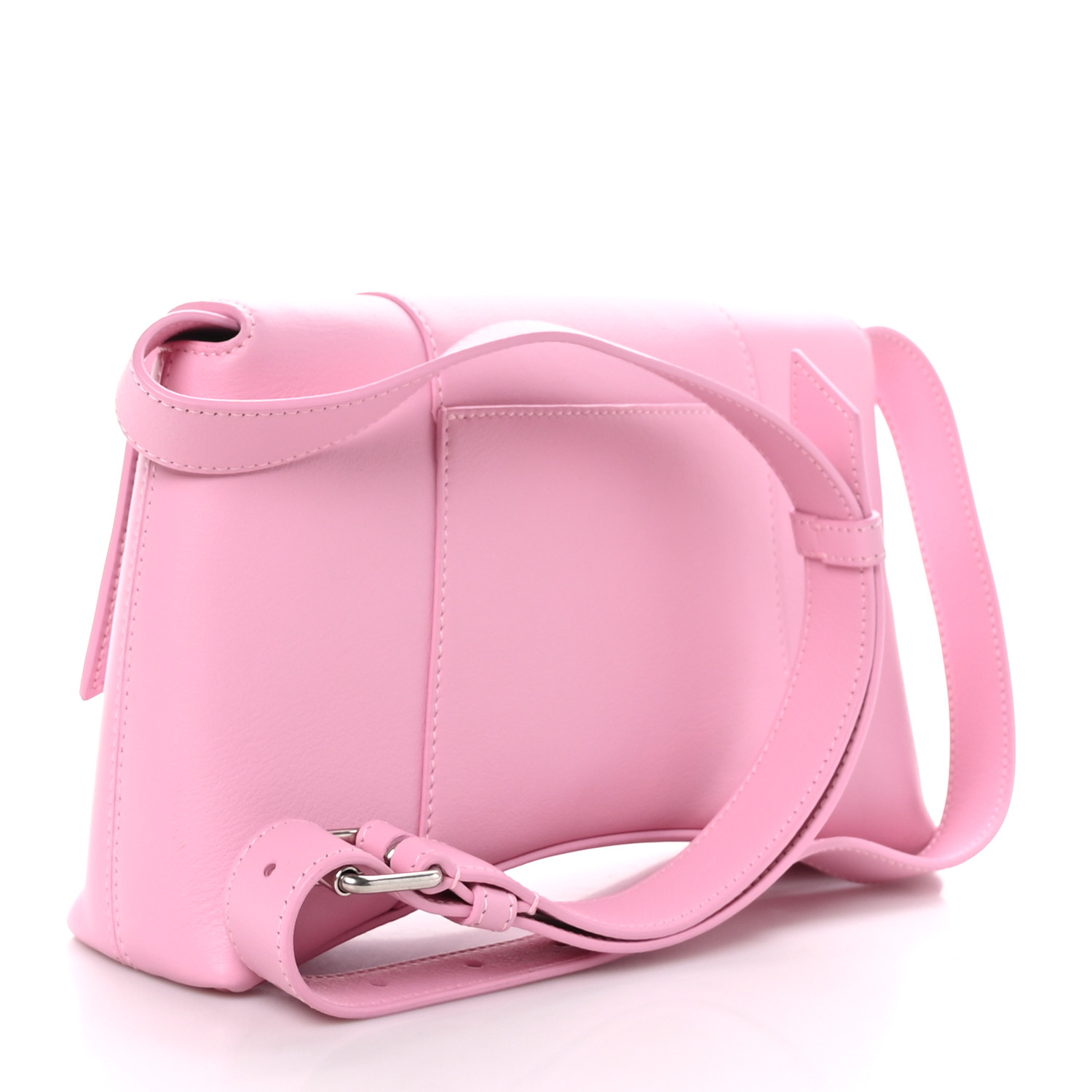 [Balenciaga] GG80101BC◆ Downtown XS-Candy Pink BALENCIAGA Semi Shiny Smooth Calfskin XS Downtown Shoulder