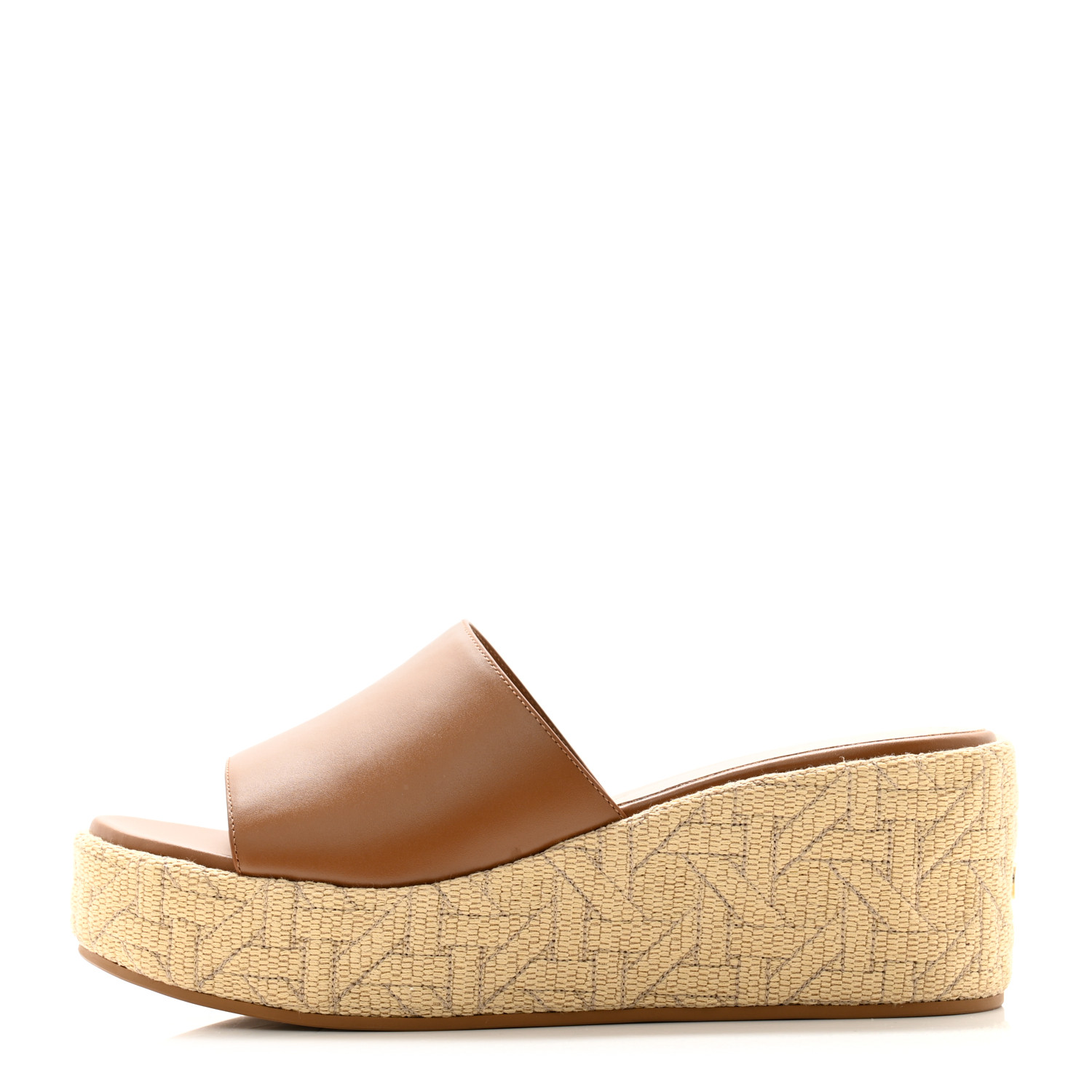 CHRISTIAN DIOR Calfskin Graphic Cannage Attitude Dior Wedge