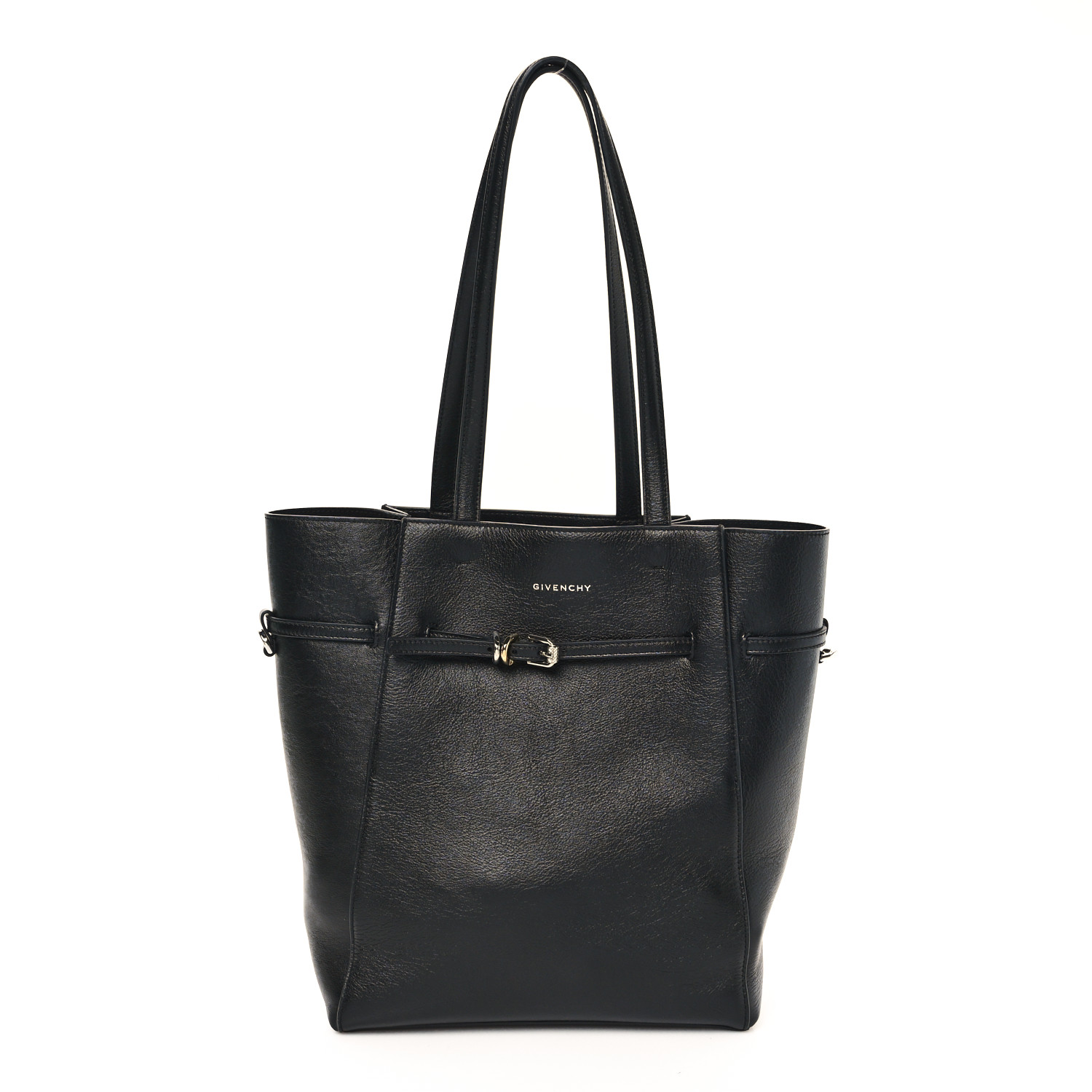 新品★GIVENCHY■VOYOU NORTH SOUTHトートバッグ ミディアム GIVENCHY Calfskin Voyou Medium North South Tote Black