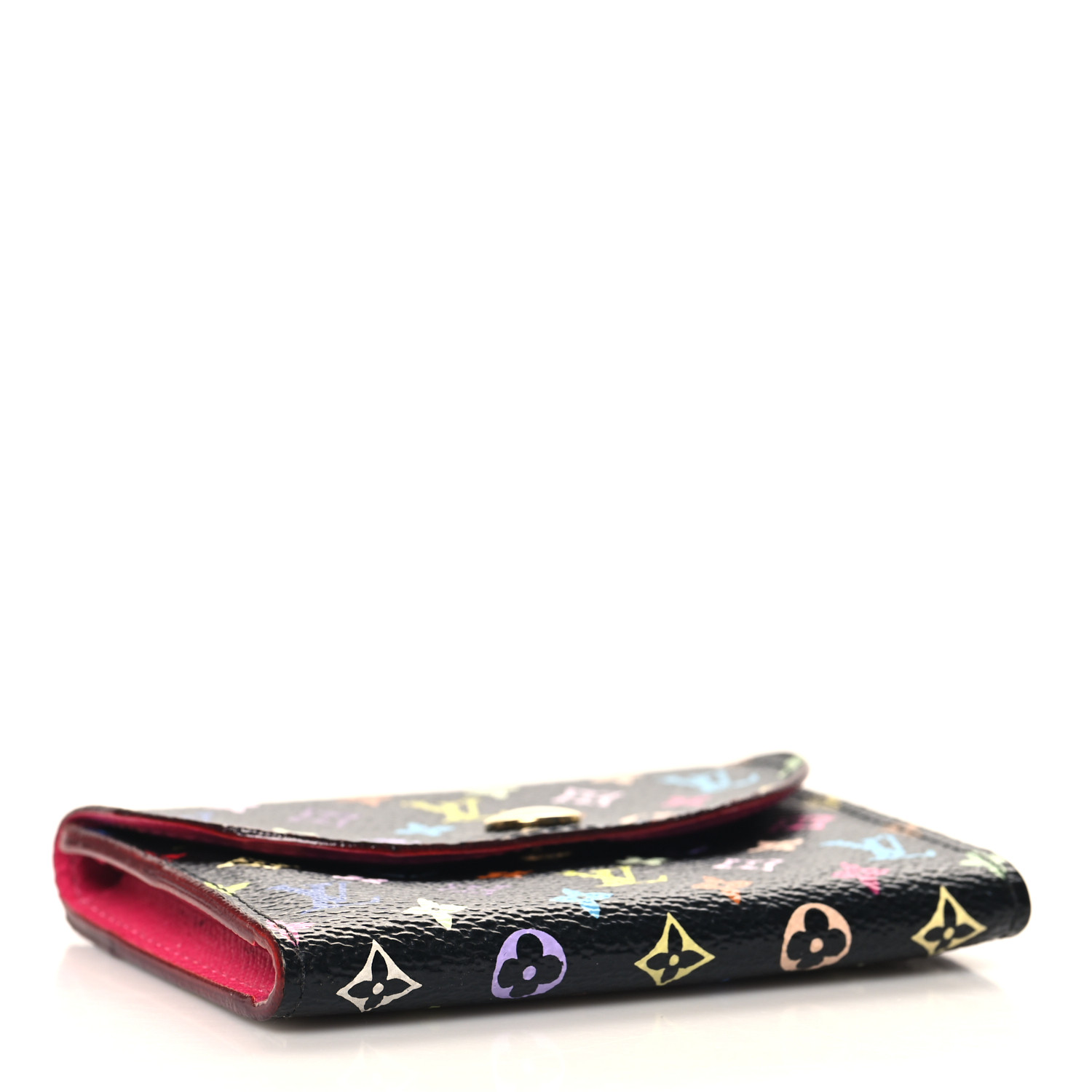 LOUISVUITTON ポストカード Louis Vuitton Gold/Multicolor Monogram Garden Card Holder