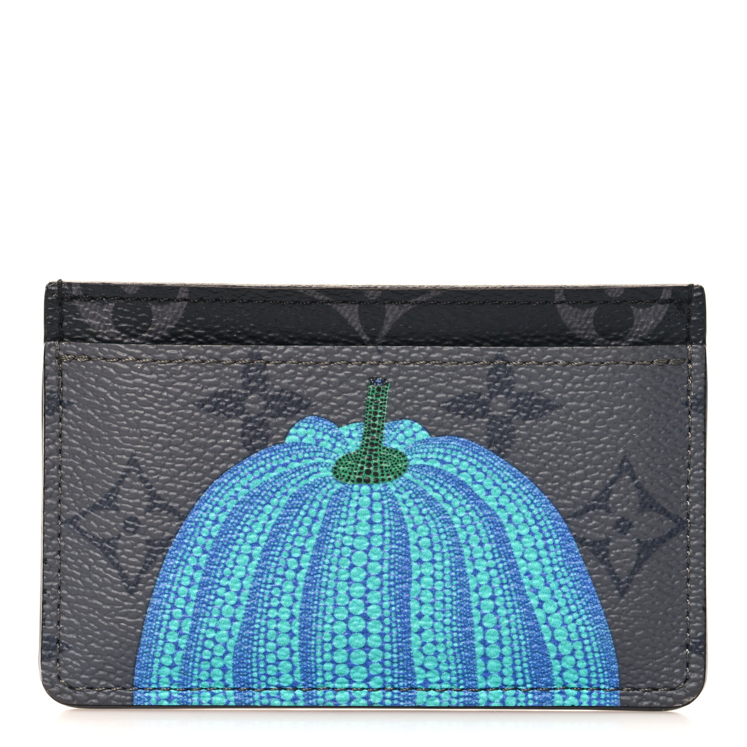 LOUIS VUITTON LV X YK Monogram Eclipse Reverse Pumpkin Card